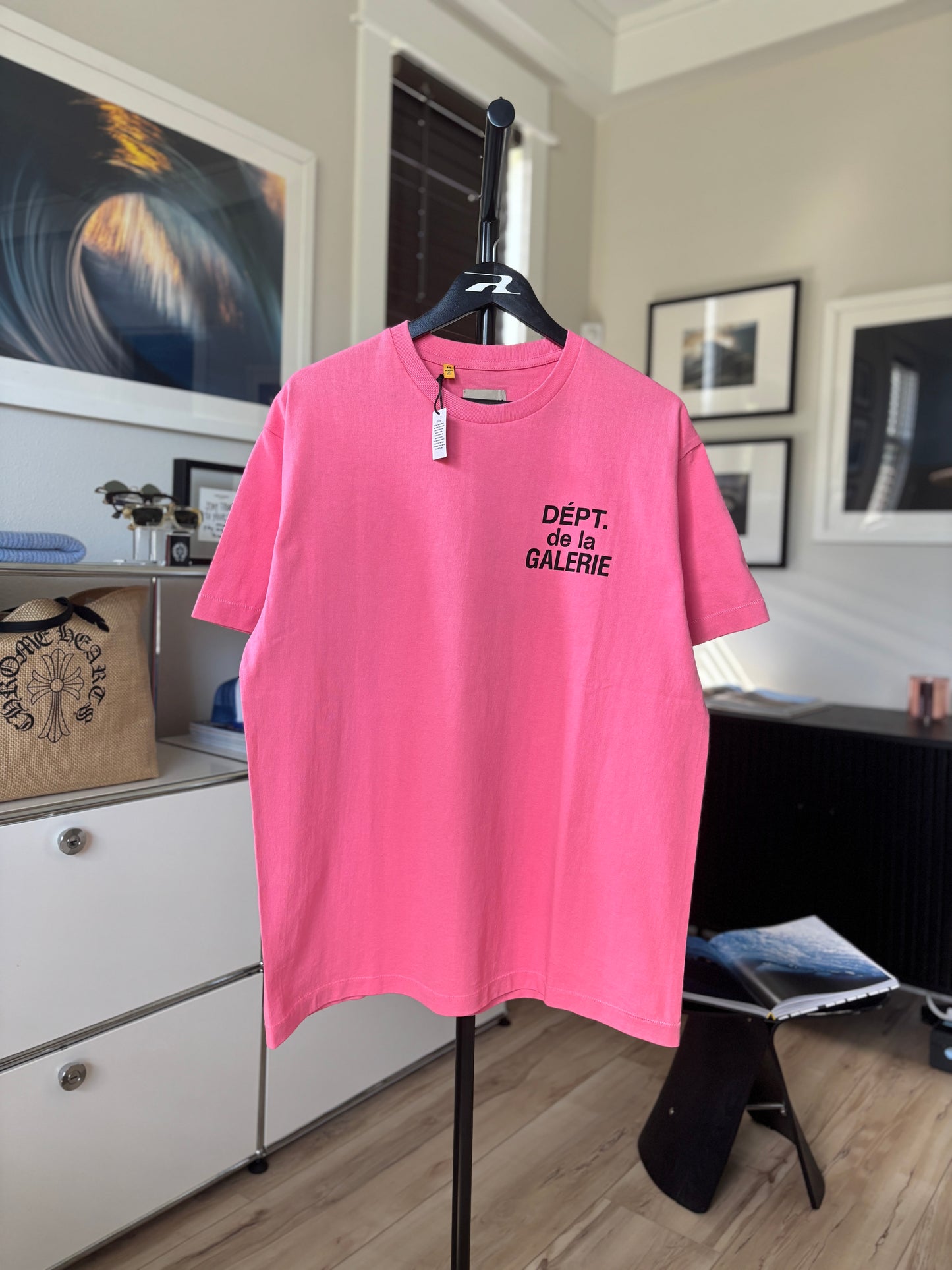 Pink French Logo Tee