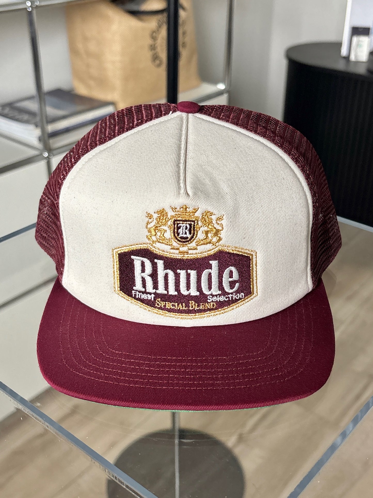 Burgundy Wine Logo Hat