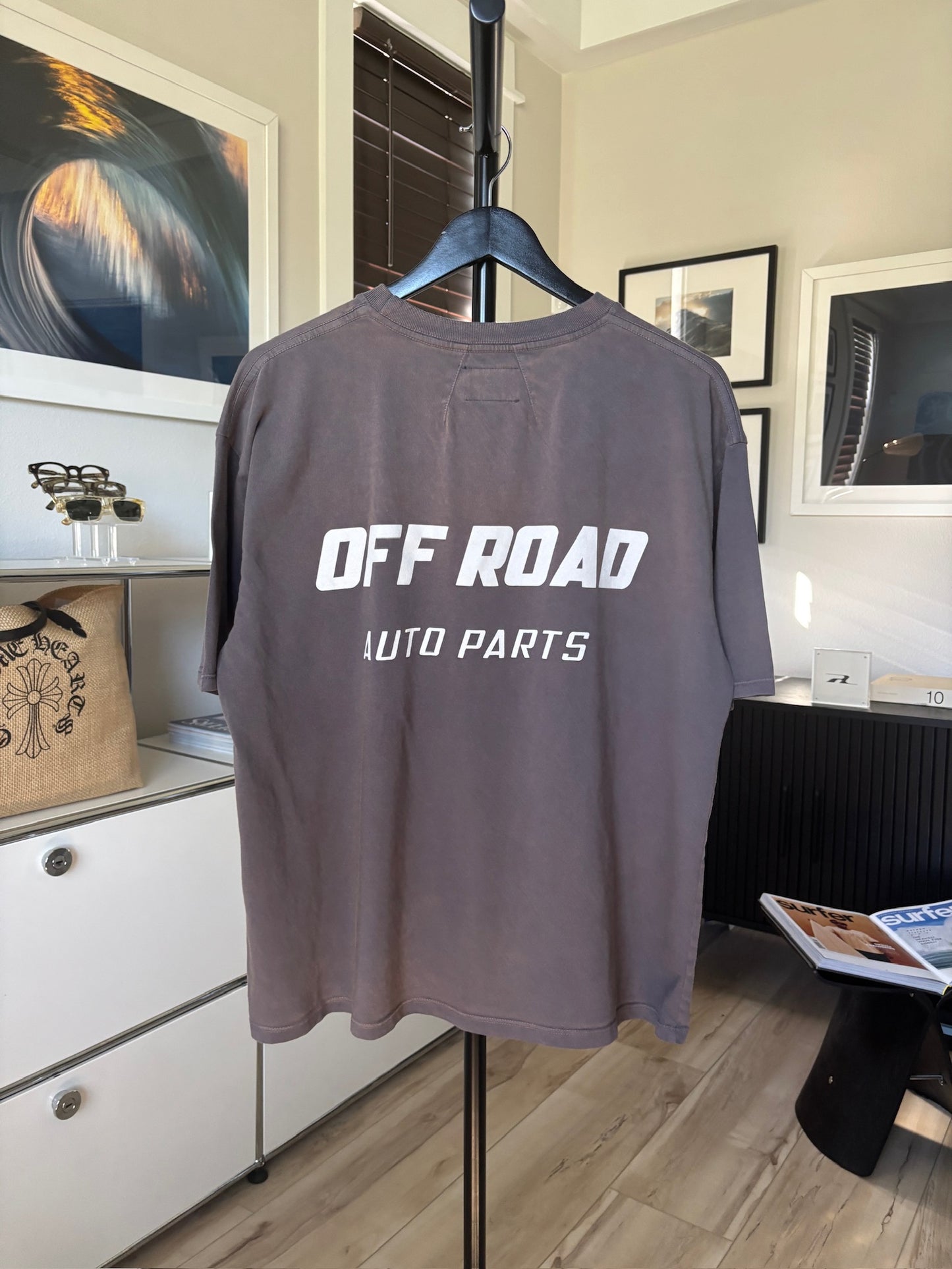 Faded 4x4 Checkered Logo Tee