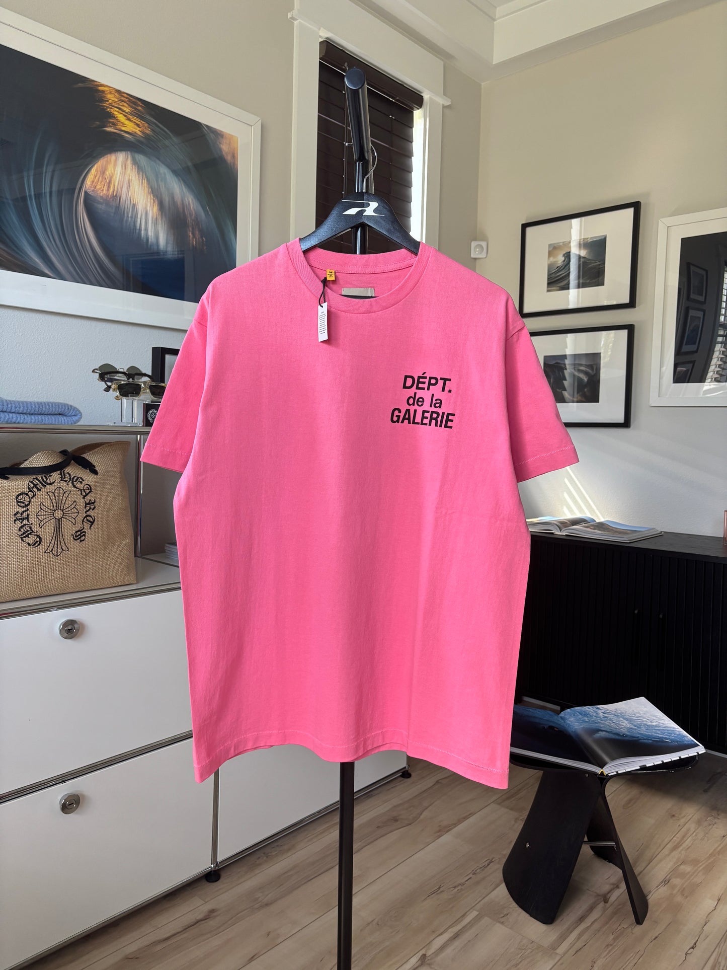 Pink French Logo Tee