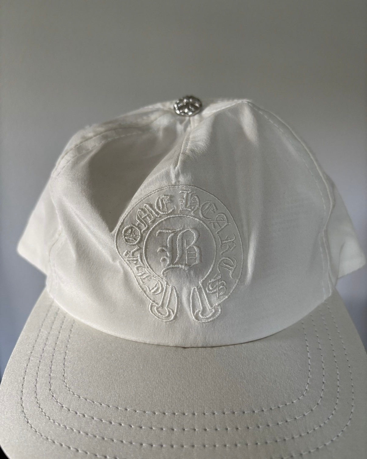 Bella Hadid 100% Silk Leather Cap