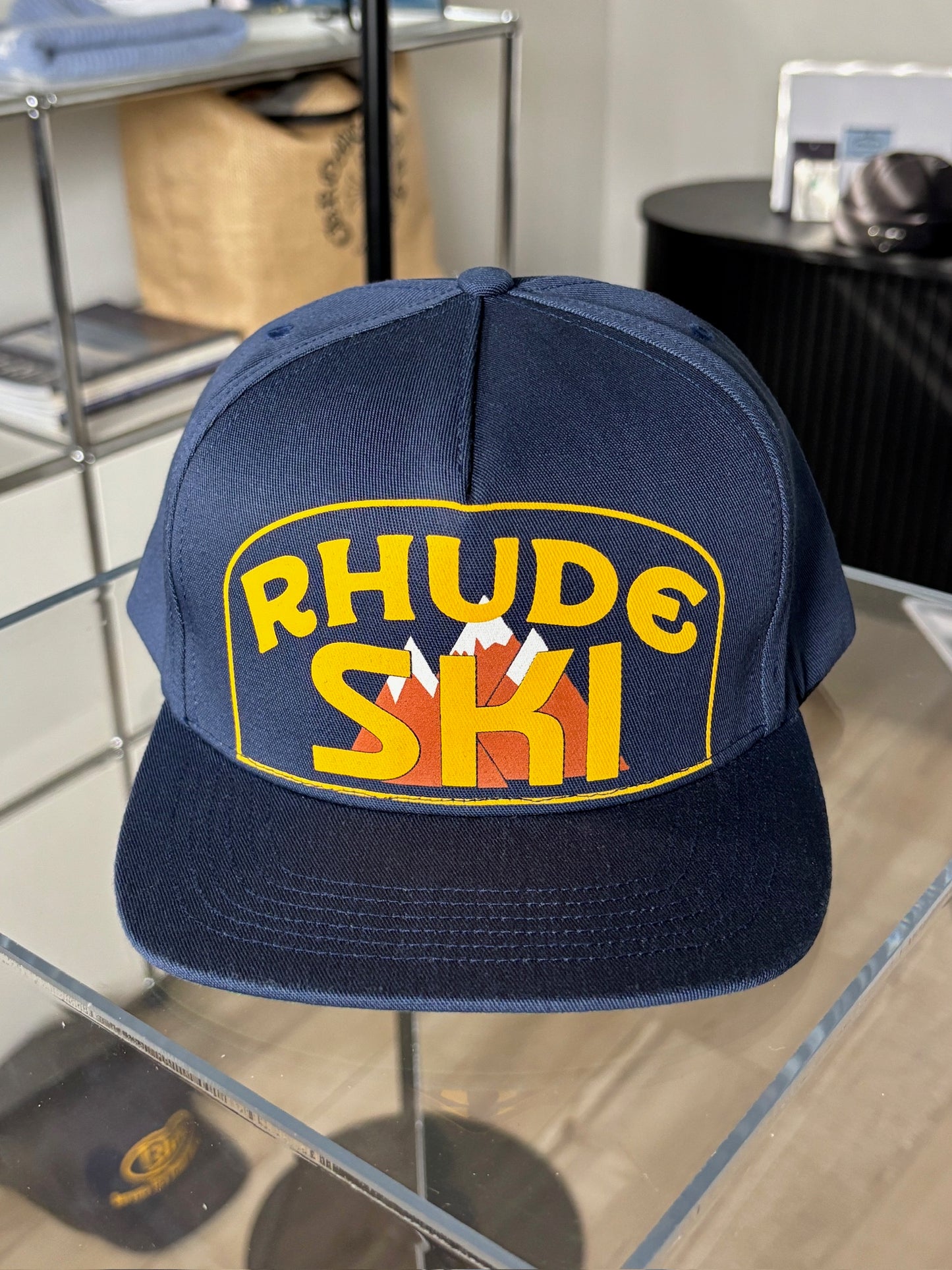 Ski Mountain Resort Logo Hat