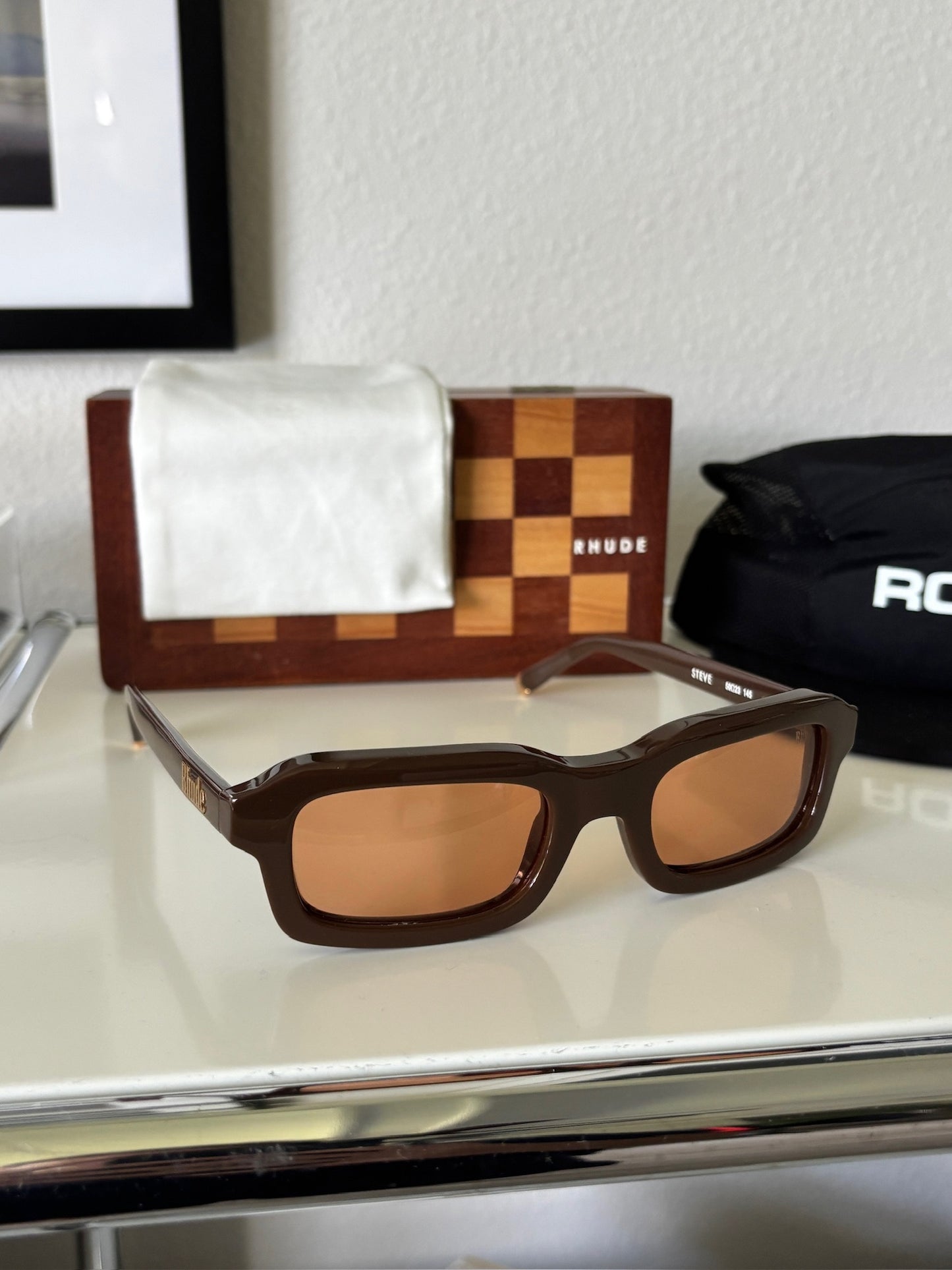Mocha Brown Steve Frame Sunglasses