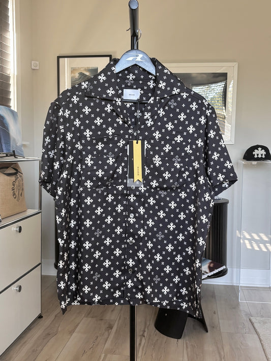 Monogram Silk Logo Shirt