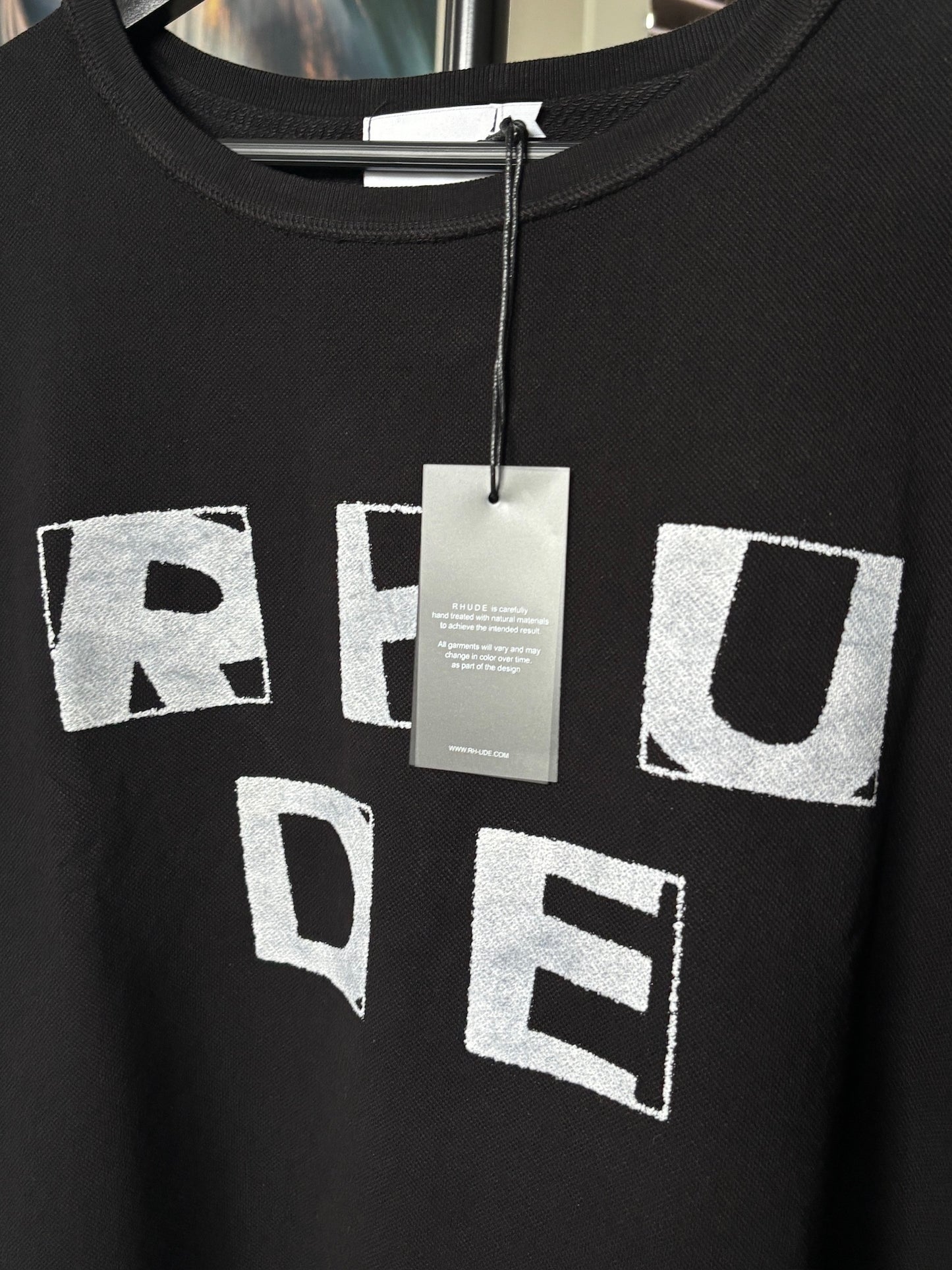 Textured Block Logo Tee