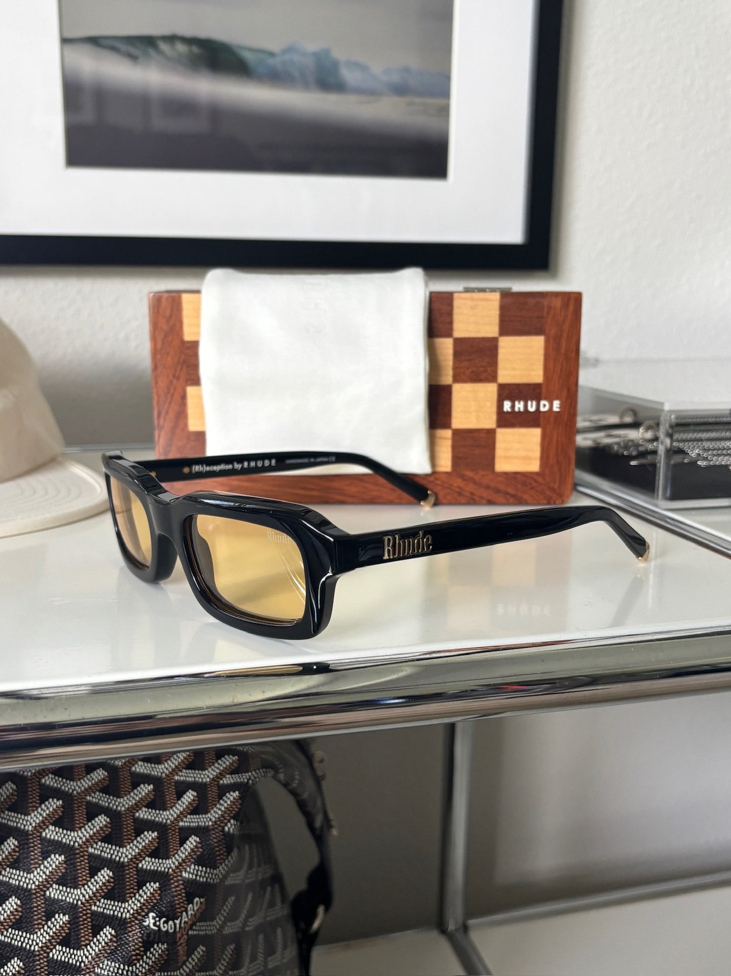 Black Steve Frame Sunglasses