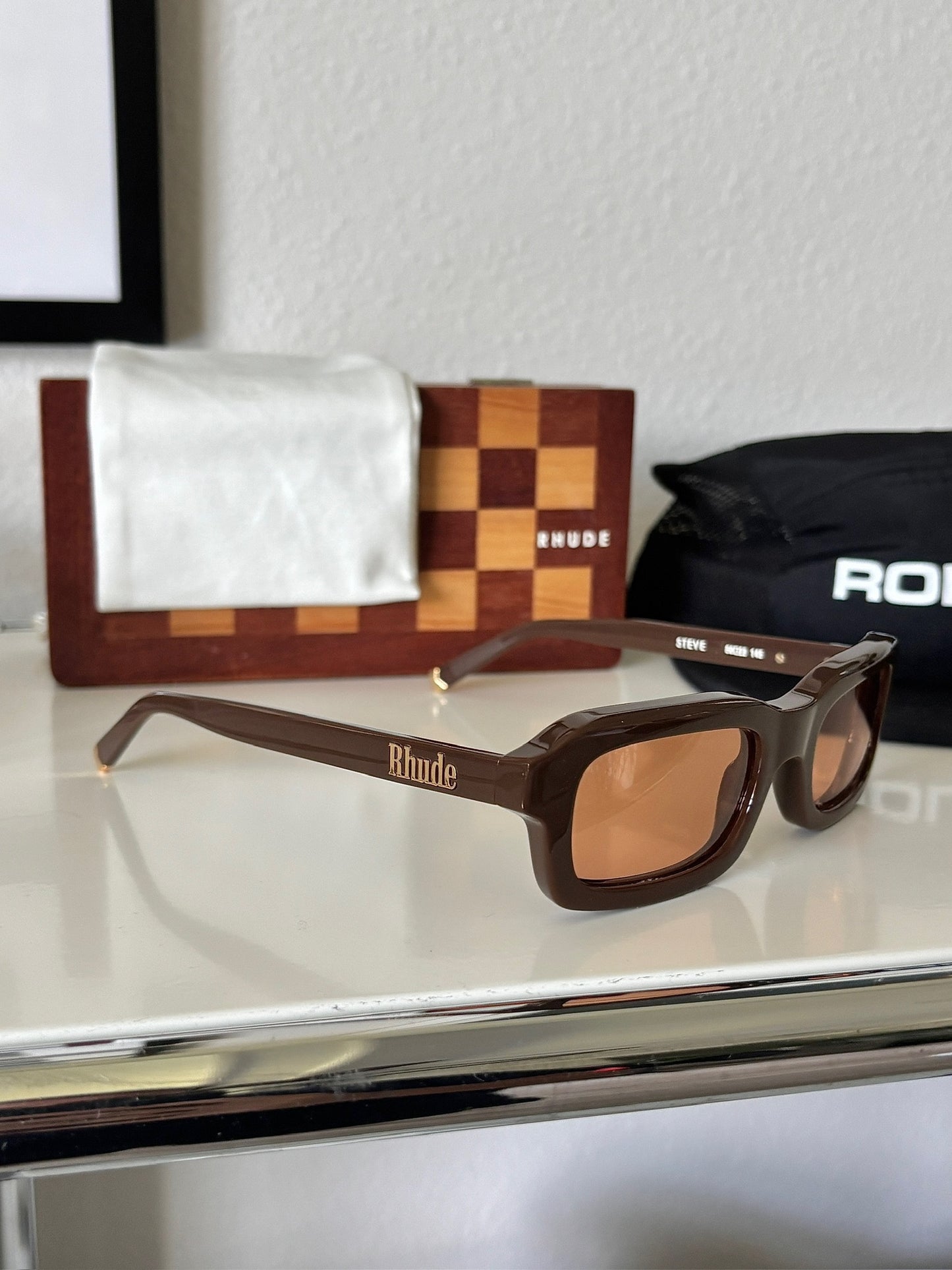 Mocha Brown Steve Frame Sunglasses