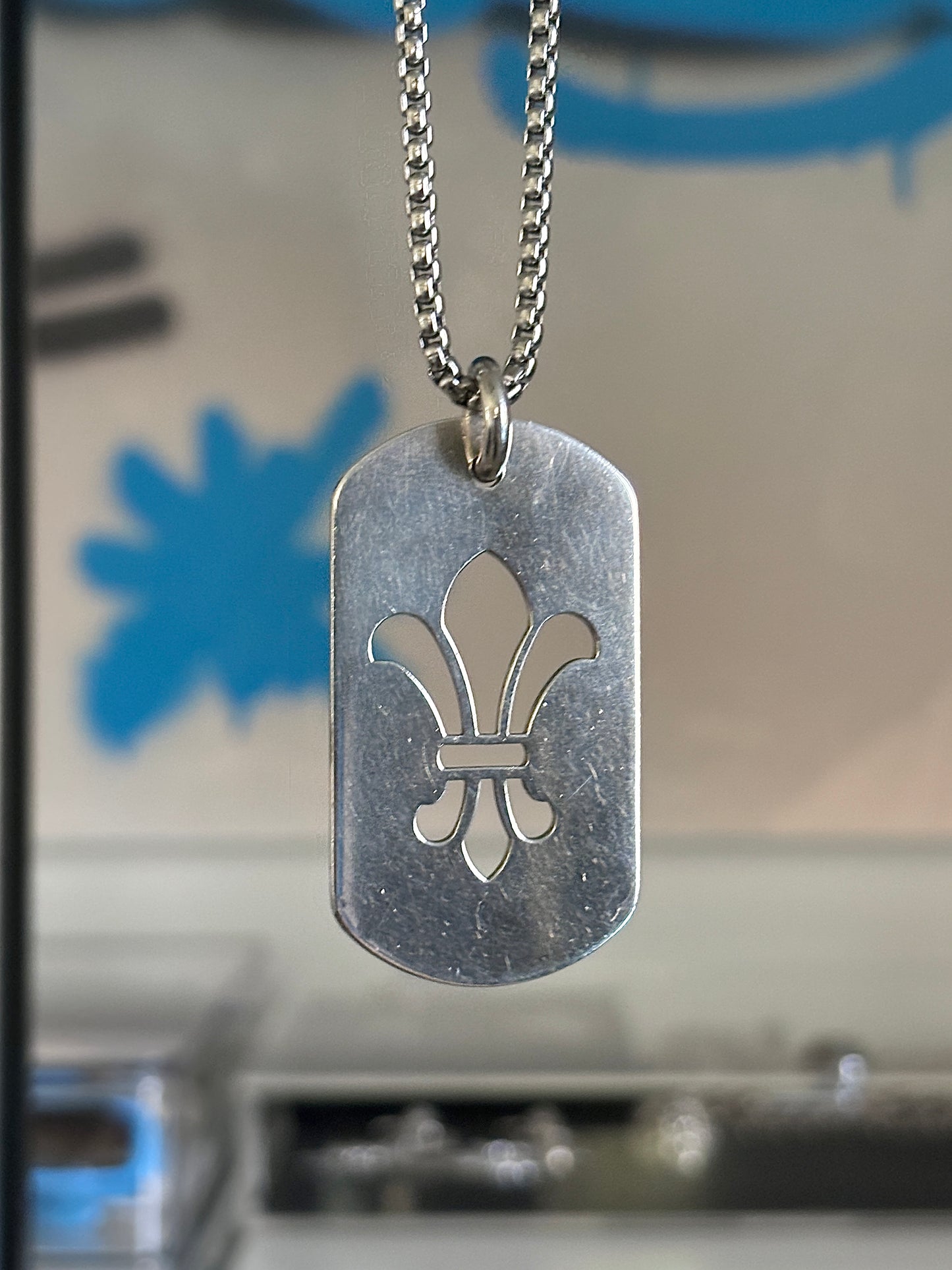 Fleur Dog Tag