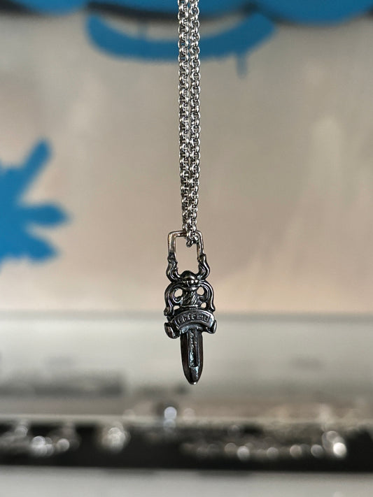 Patina Dagger Necklace