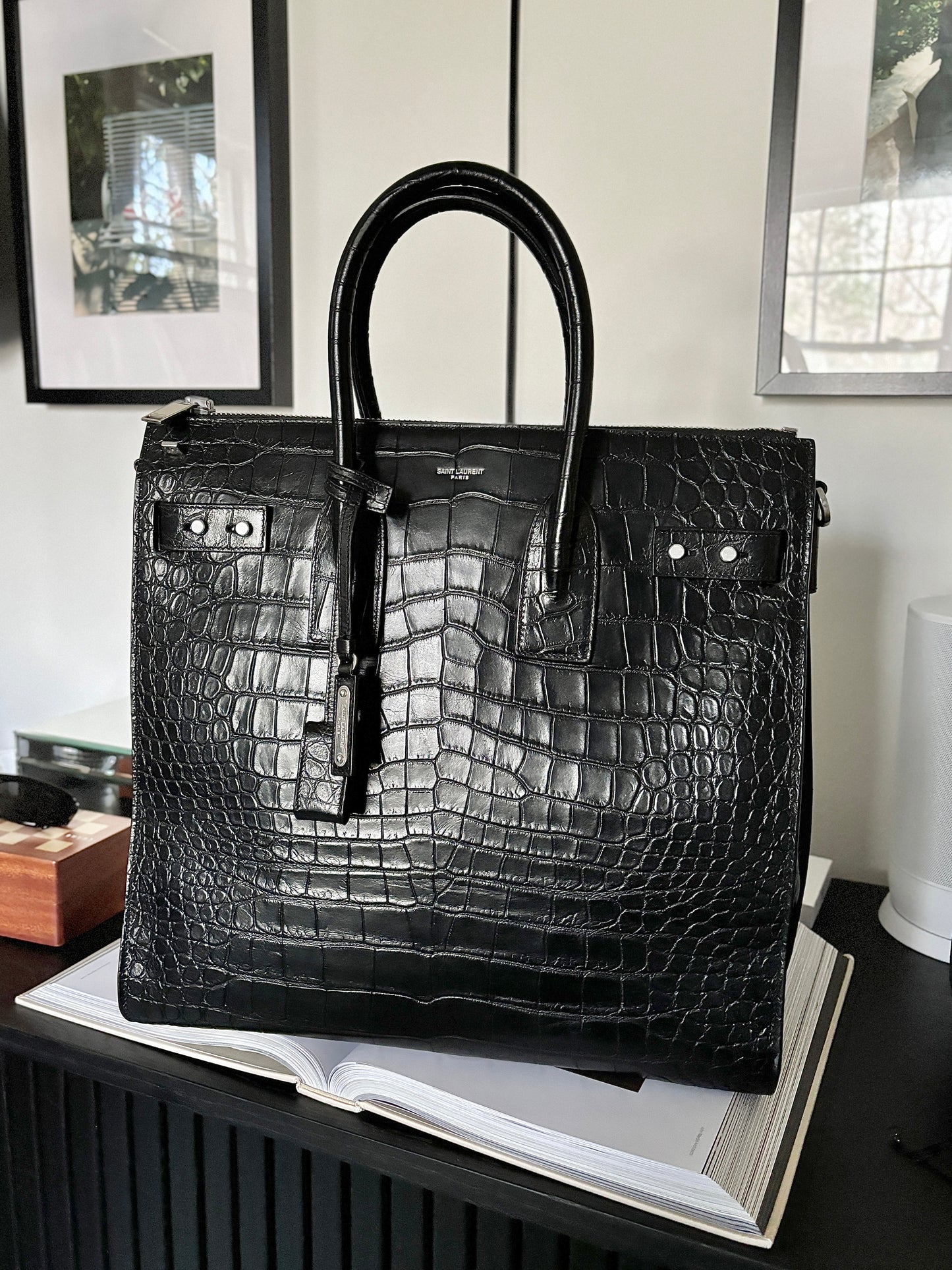 Crocodile Tote Purse