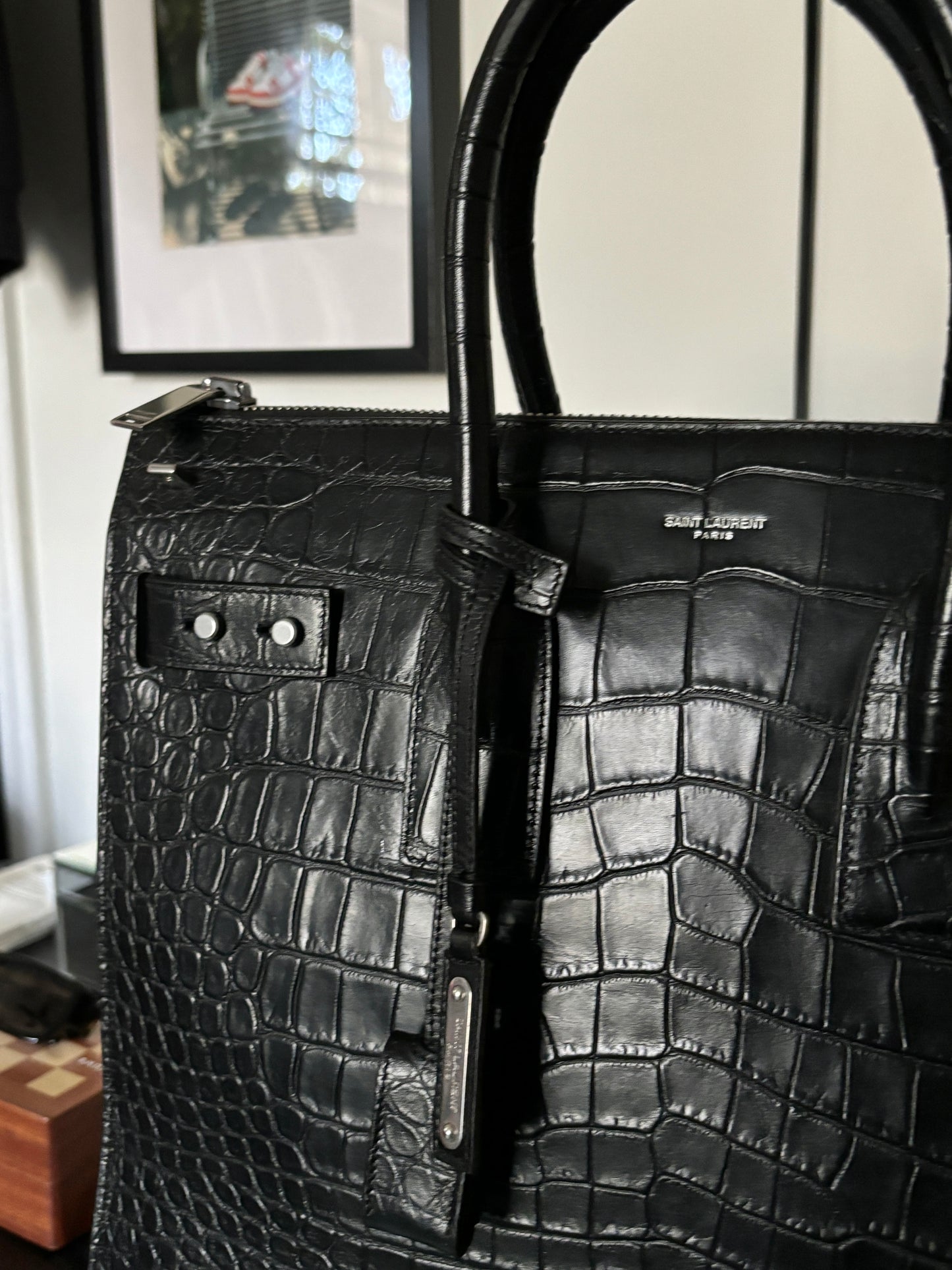 Crocodile Tote Purse