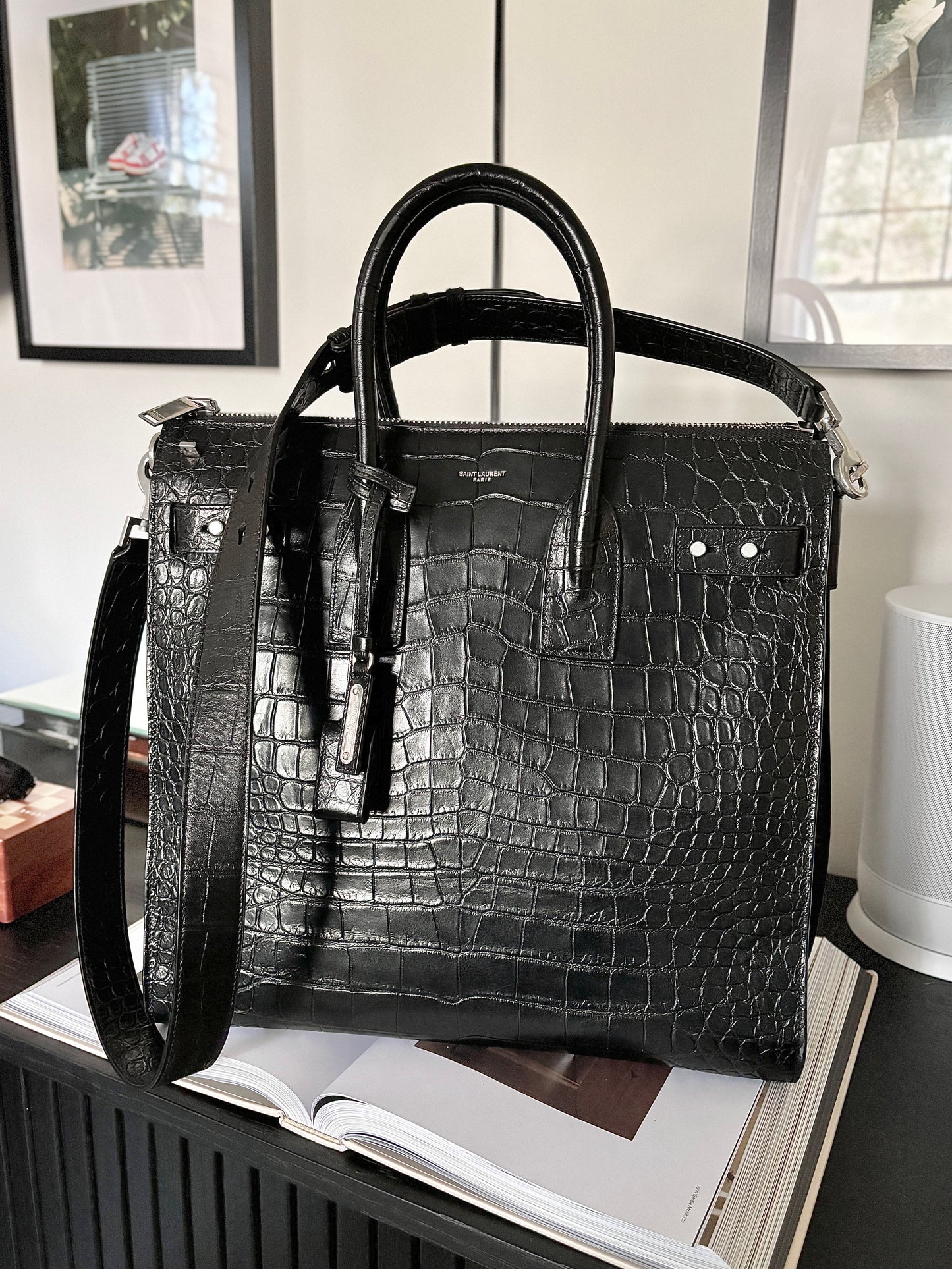 Crocodile Tote Purse