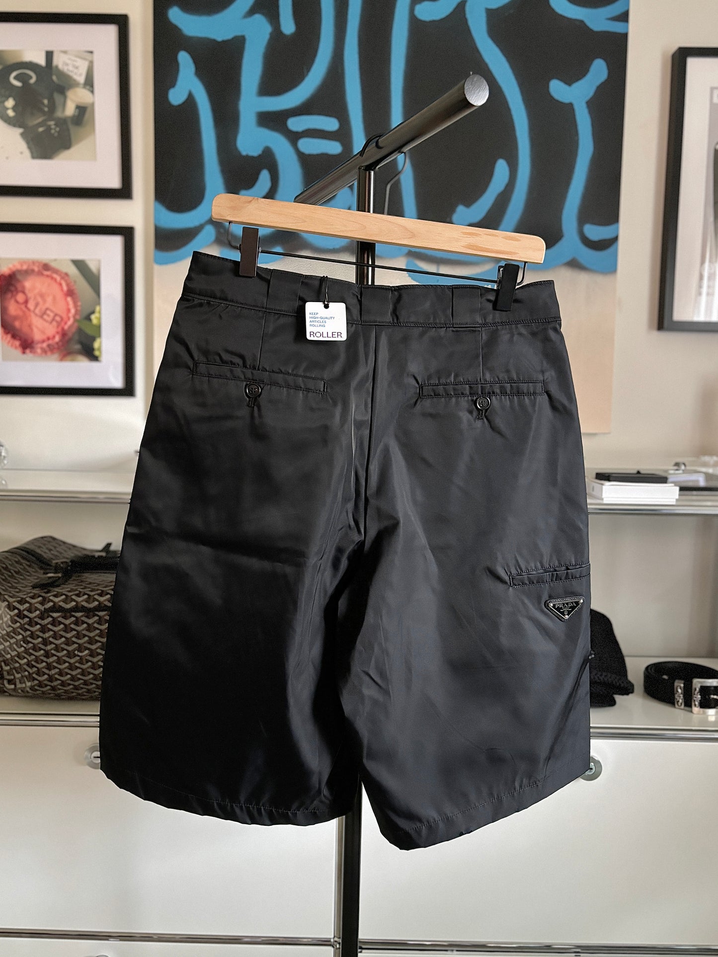 Nylon Logo Shorts