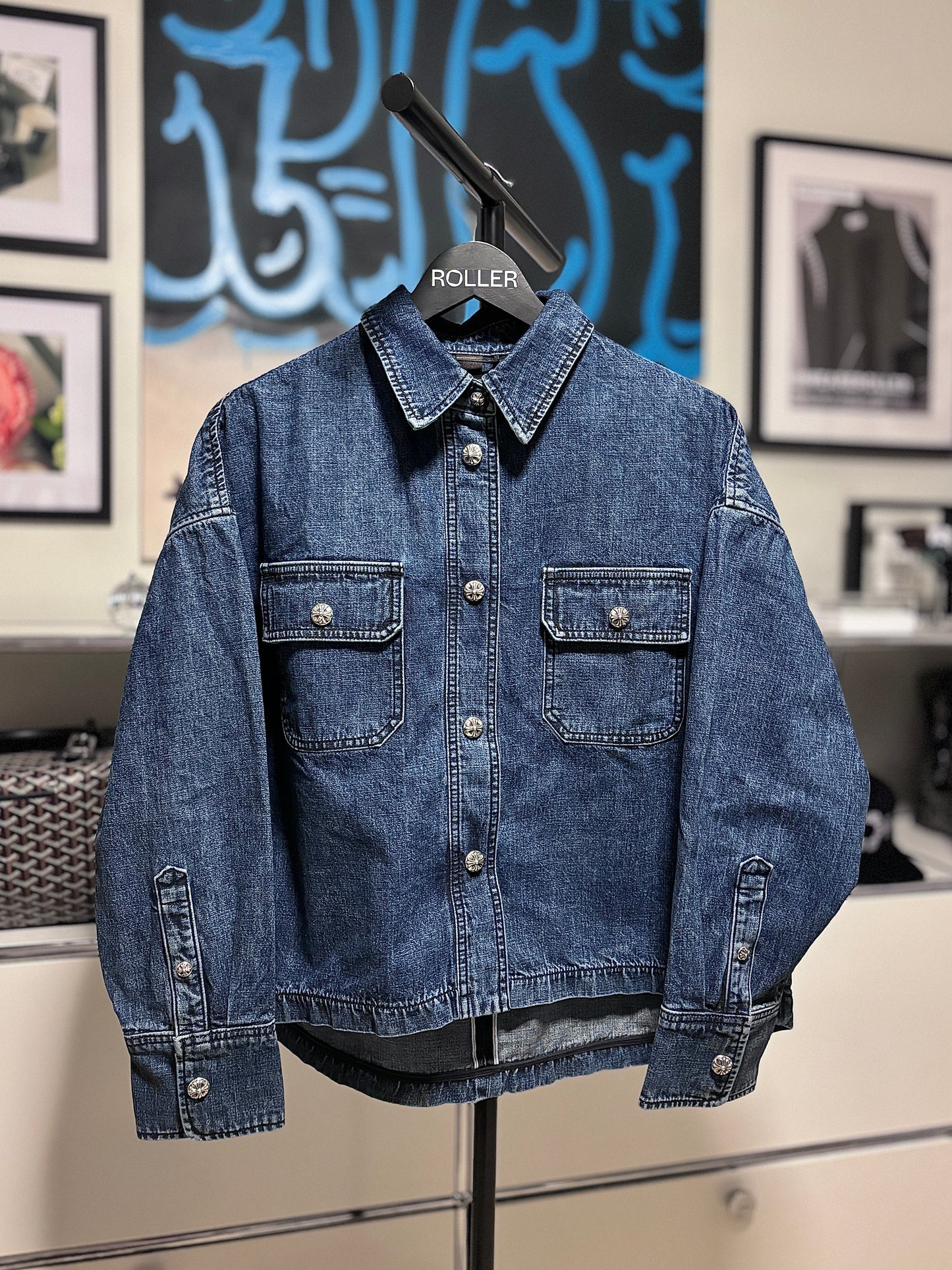 Denim Silver Shirt