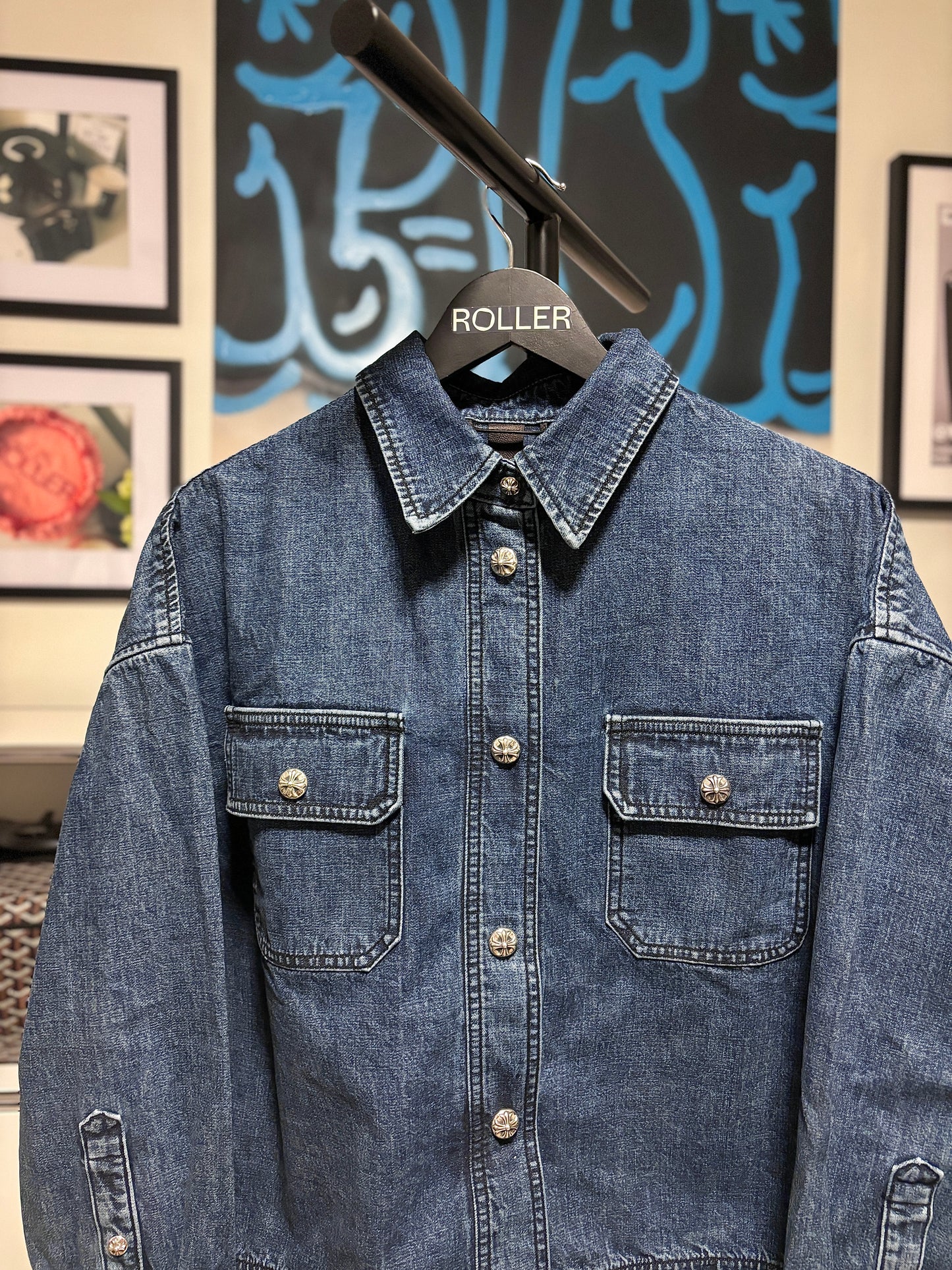 Denim Silver Shirt