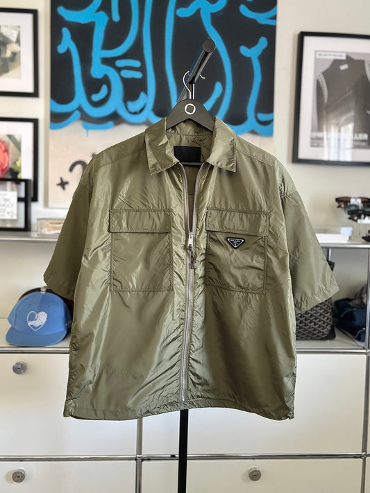 Re-nylon Pocket Zip Shirt