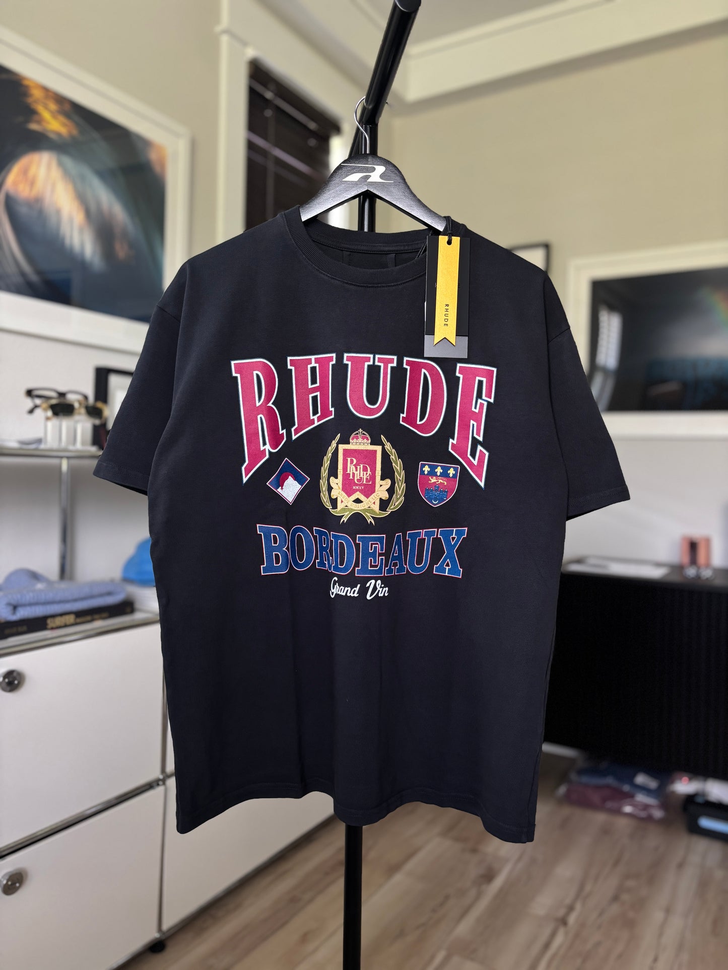 Bordeaux Ski Logo Tee