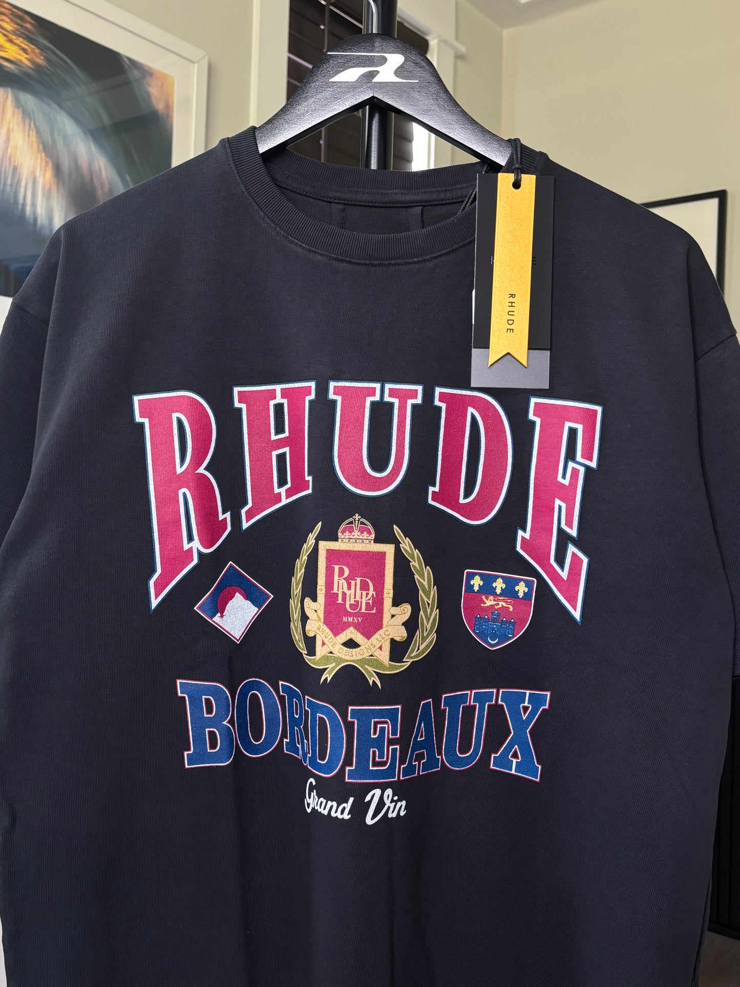 Bordeaux Ski Logo Tee
