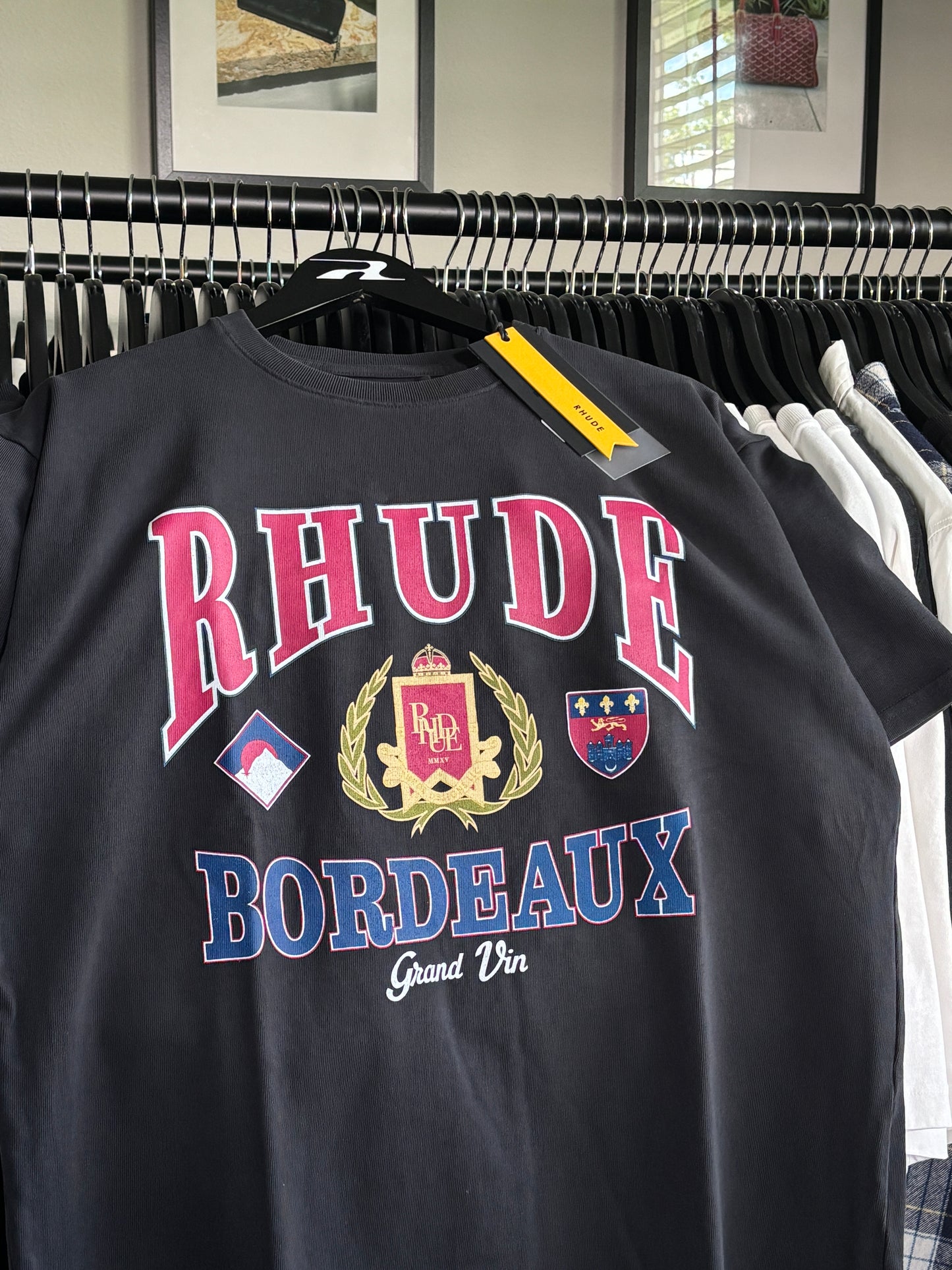 Bordeaux Ski Logo Tee