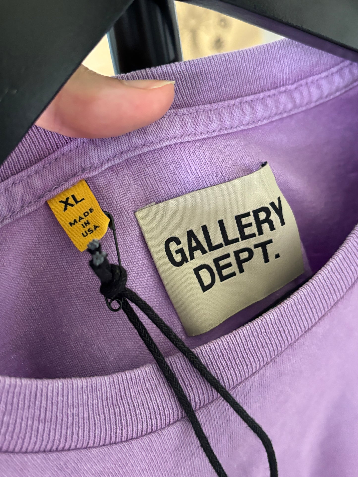 Purple Faded Logo Tee