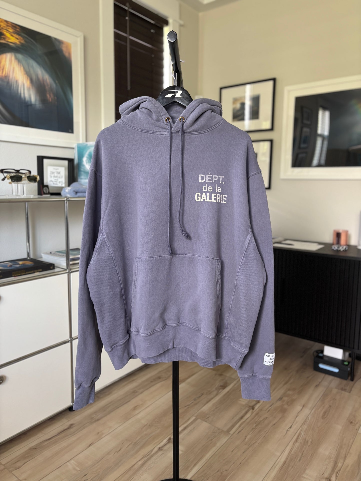 Faded Purple French Logo Hoodie