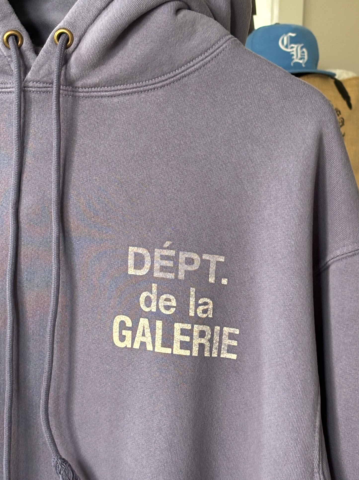 Faded Purple French Logo Hoodie