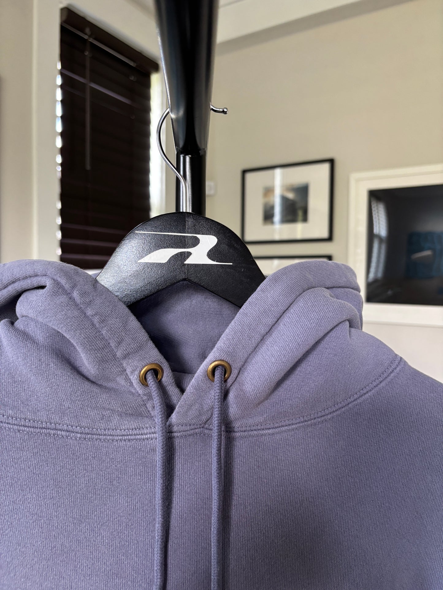 Faded Purple French Logo Hoodie