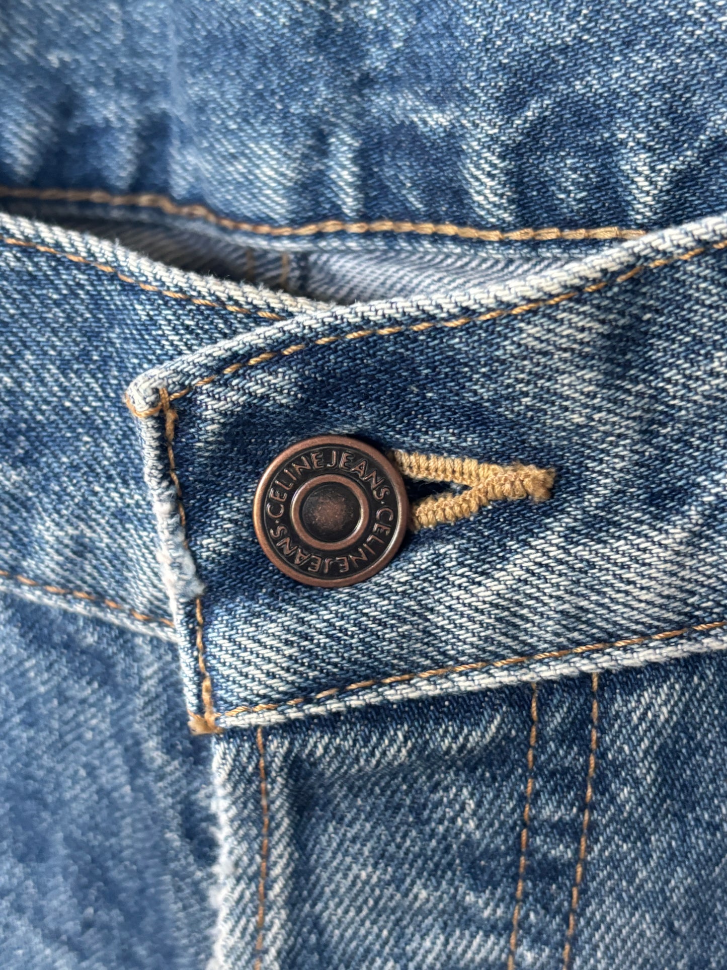 Light Washed Raw Denim