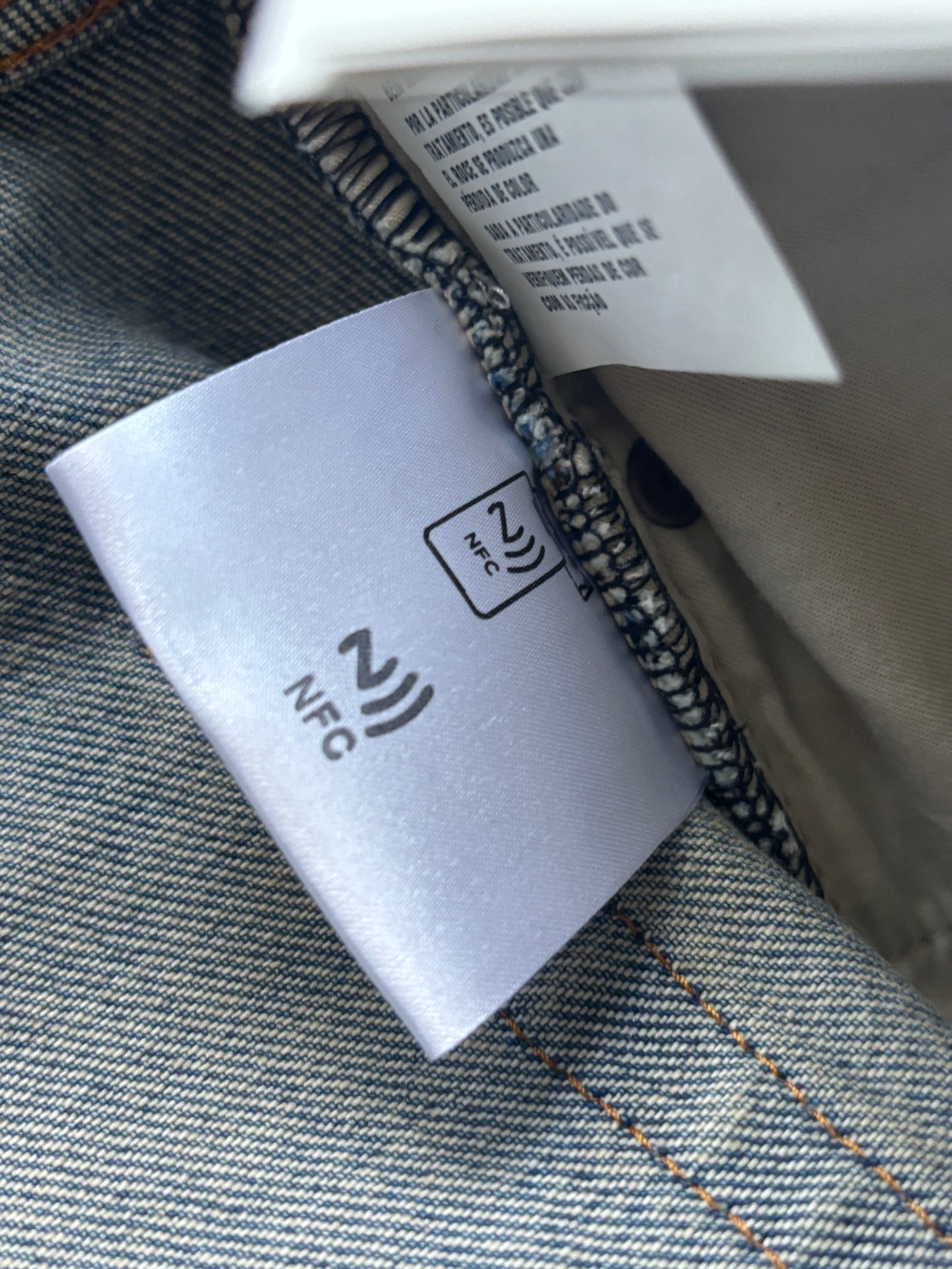 Washed Logo Denim