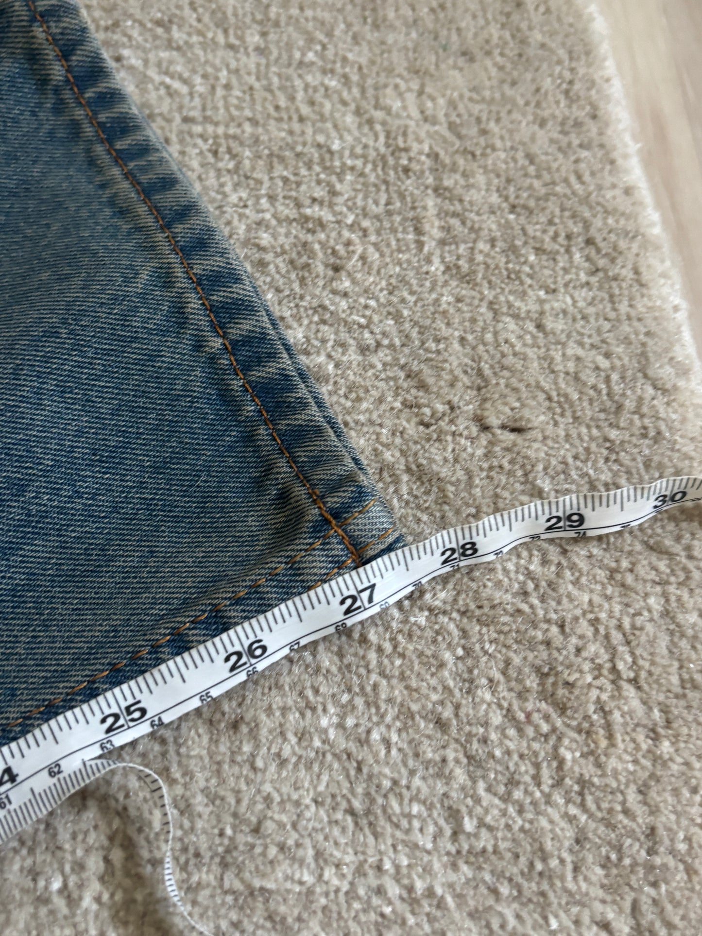 Washed Logo Denim