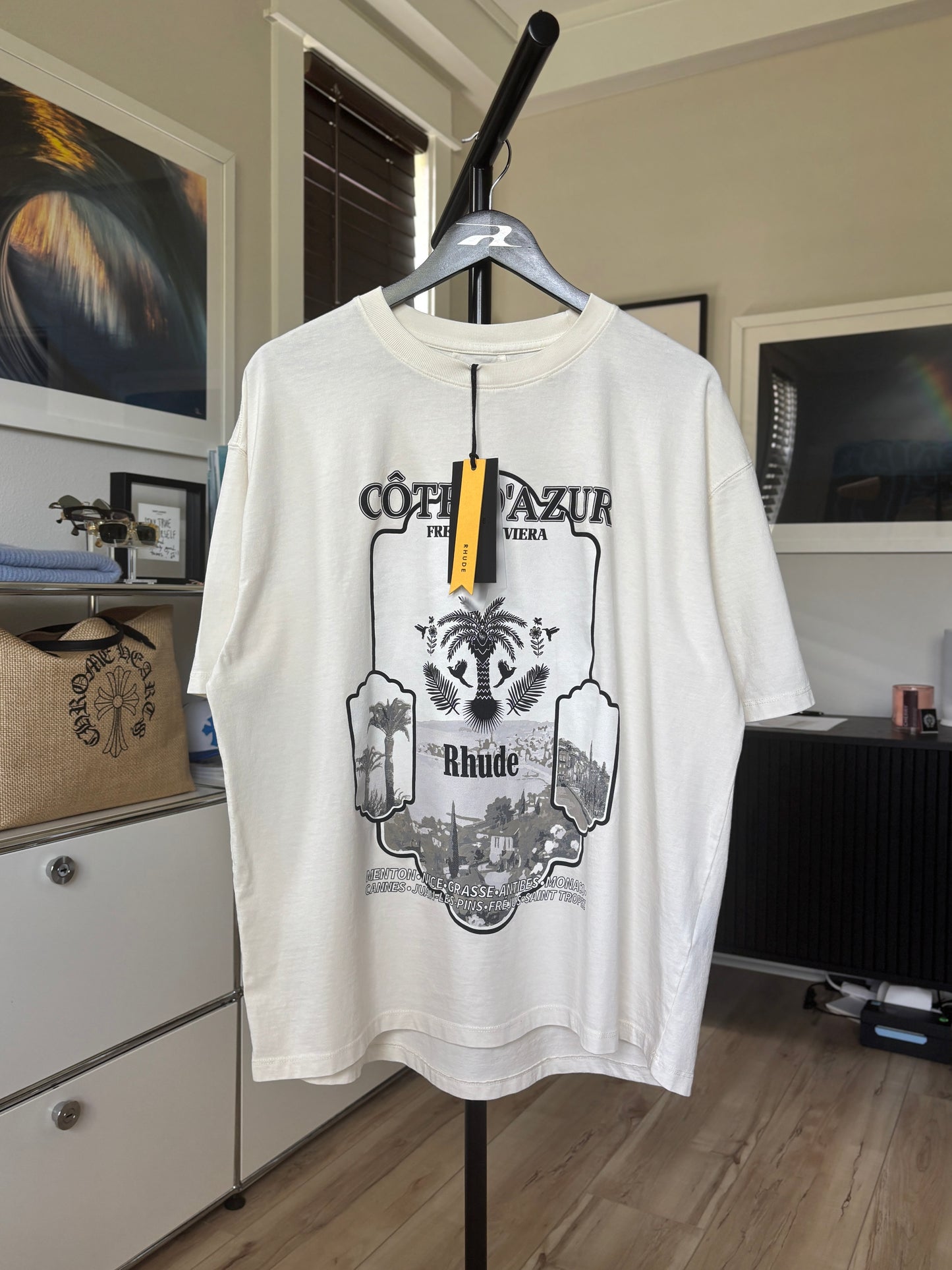 Azur Palm Logo Tee