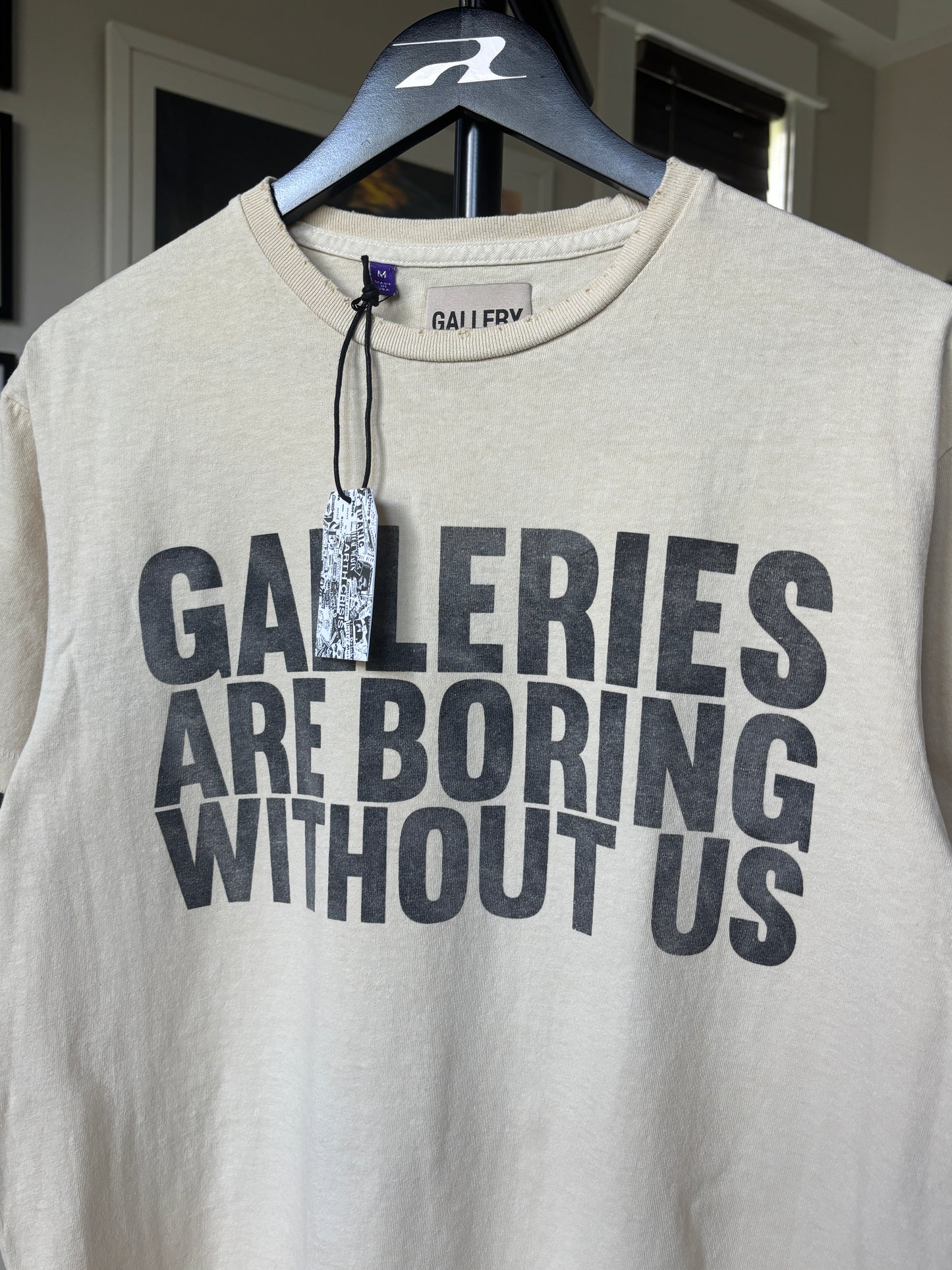 Galleries Are Boring Logo Tee