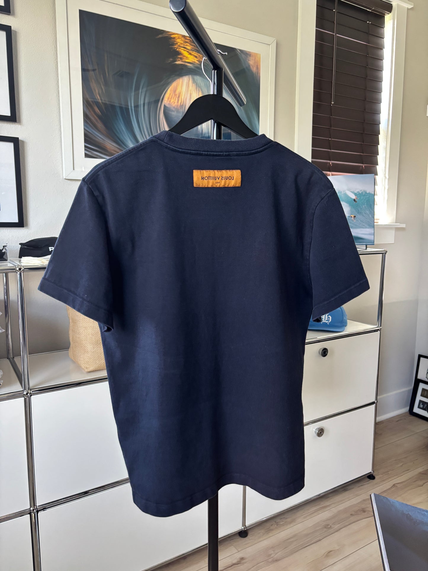 Stitched Floral Logo Tee