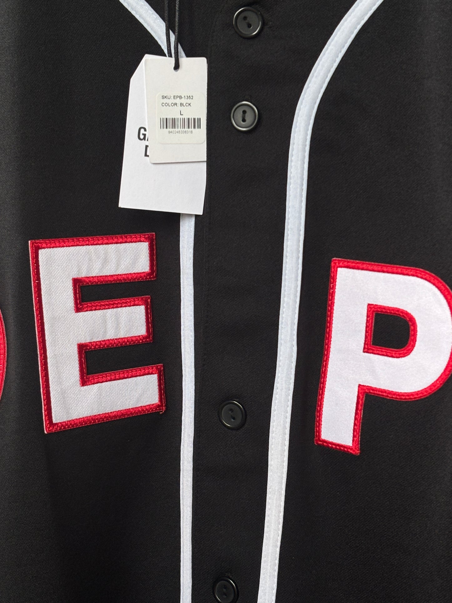 Patch Logo Baseball Jersey
