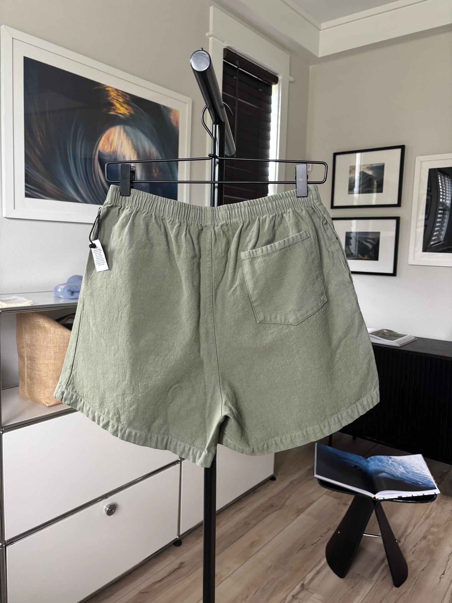 Army Green Logo Zuma Shorts