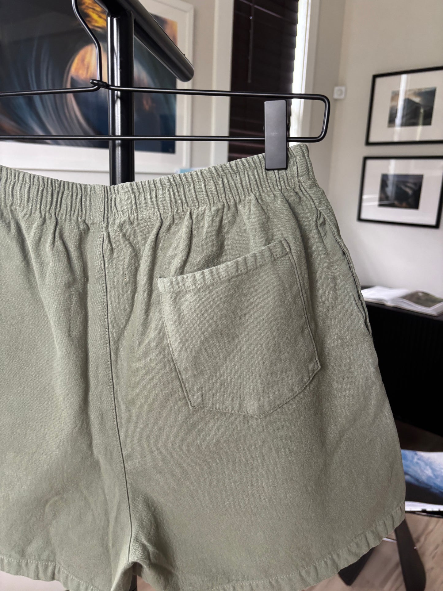 Army Green Logo Zuma Shorts