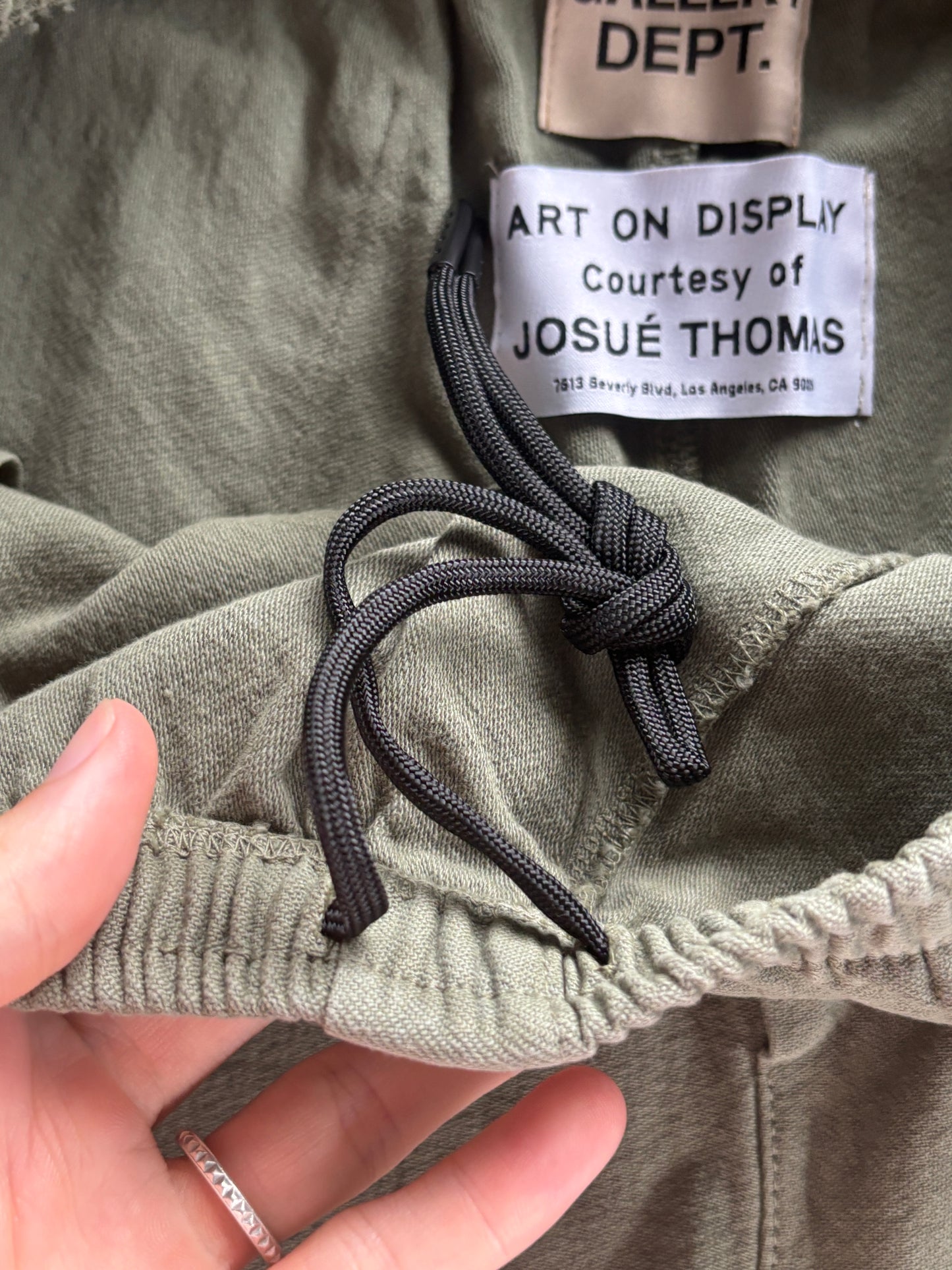 Army Green Logo Zuma Shorts