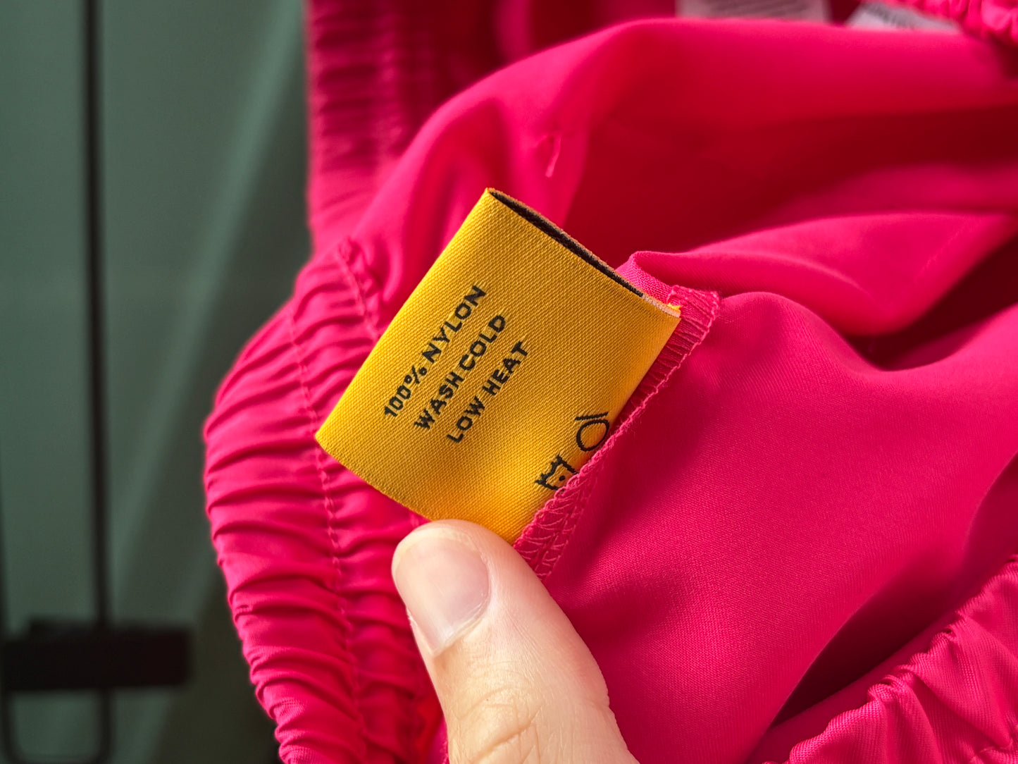 Pink Nylon Zuma Shorts