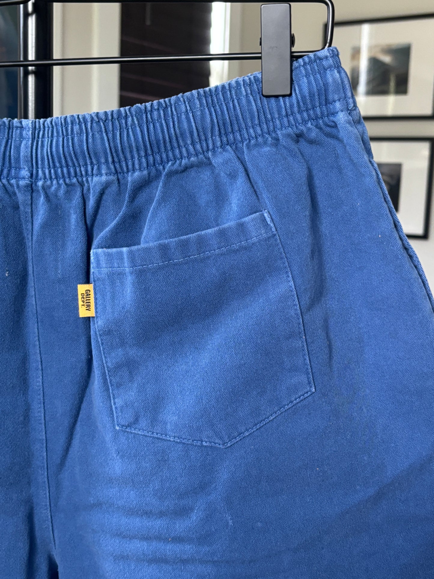 Blue + Yellow Logo Shorts