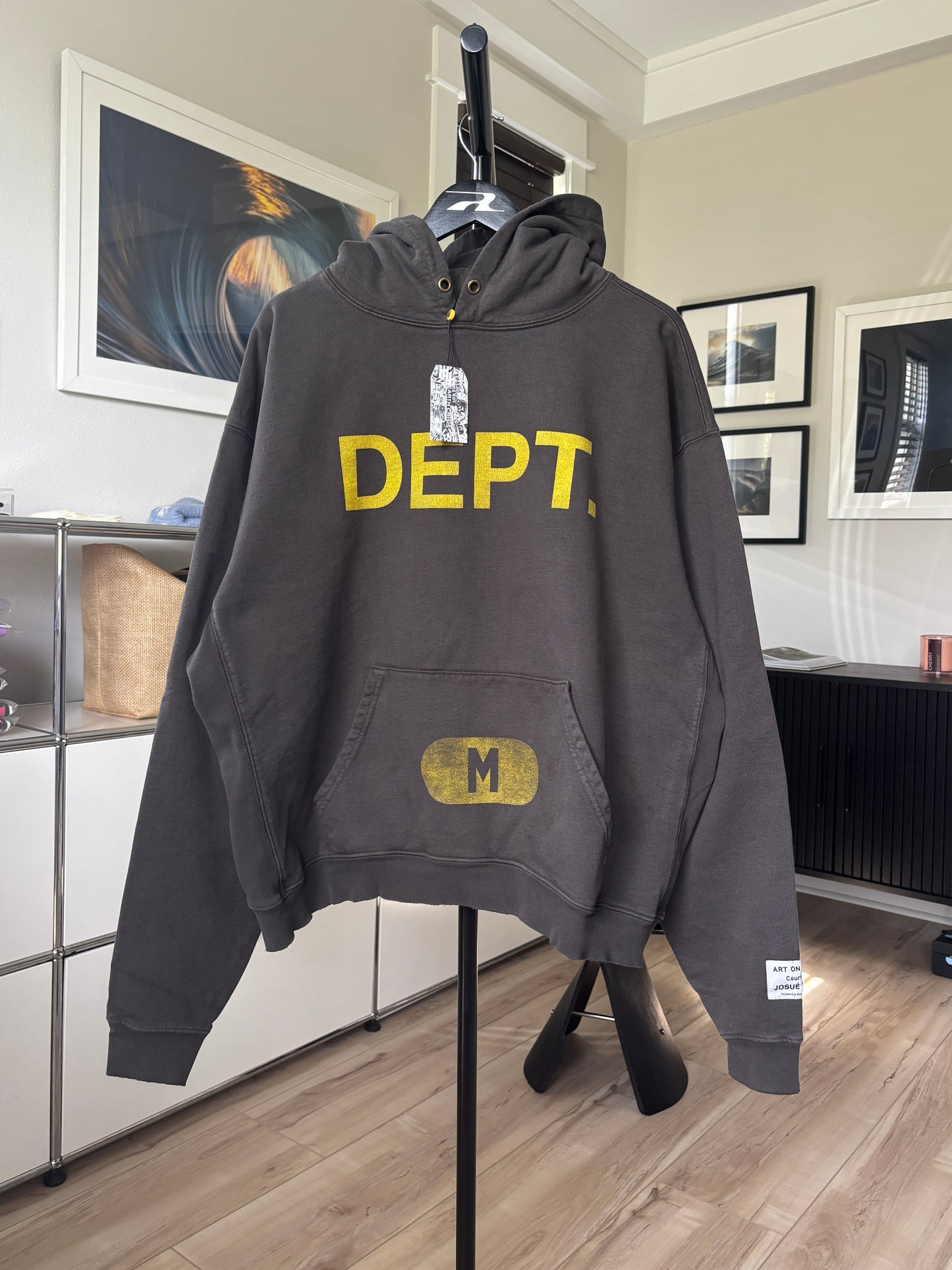 Boxing Logo Faded Hoodie