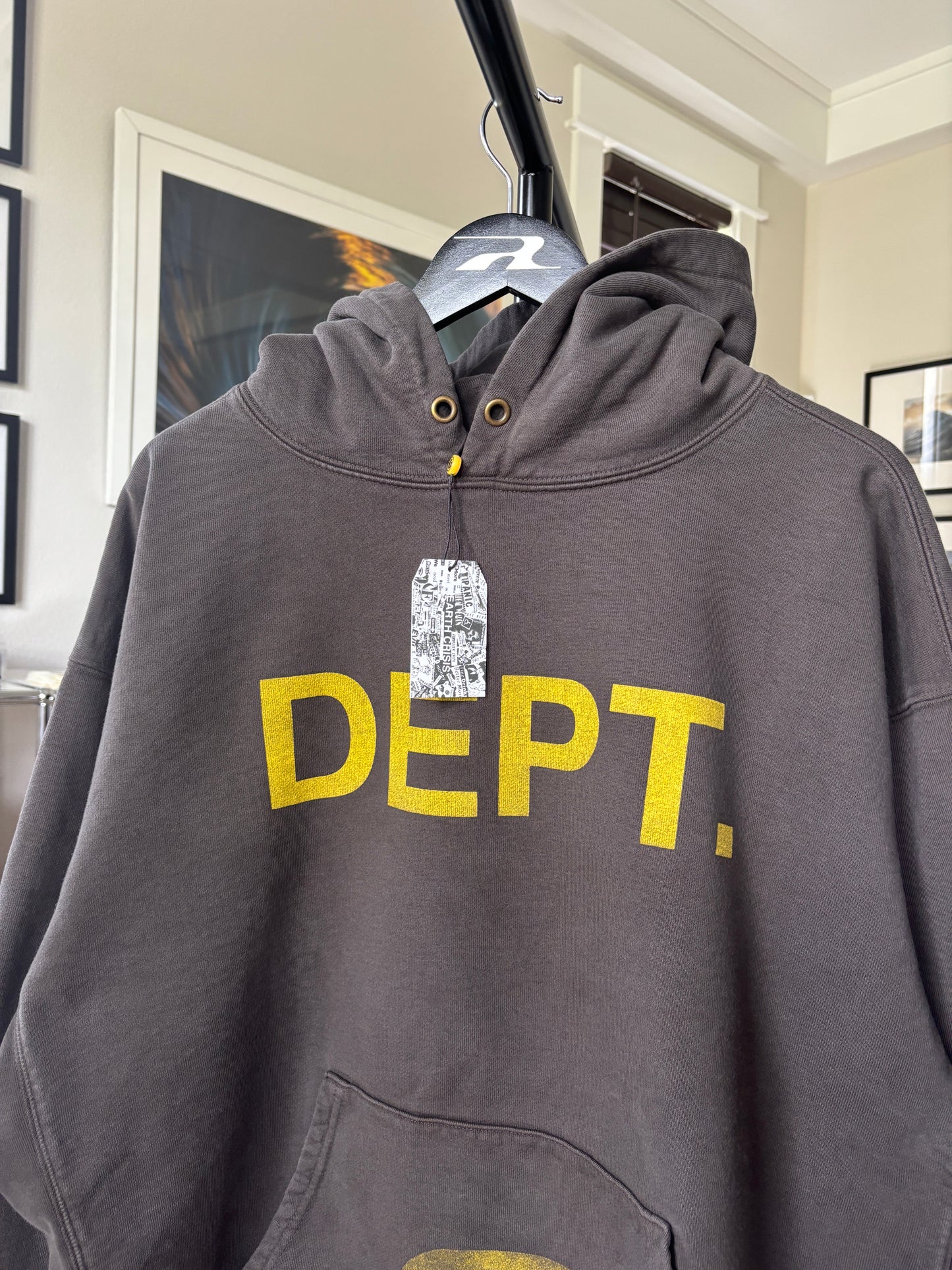 Boxing Logo Faded Hoodie
