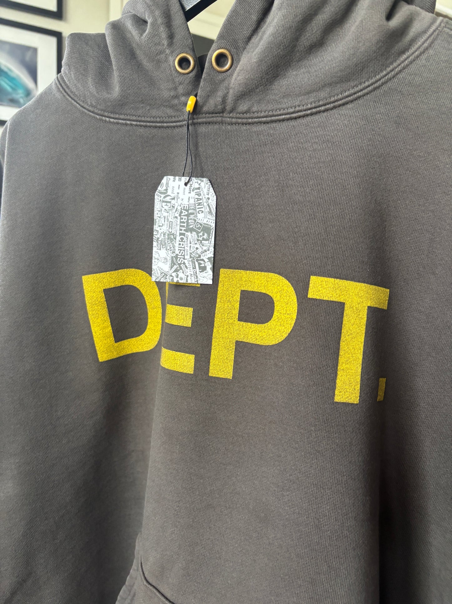 Boxing Logo Faded Hoodie