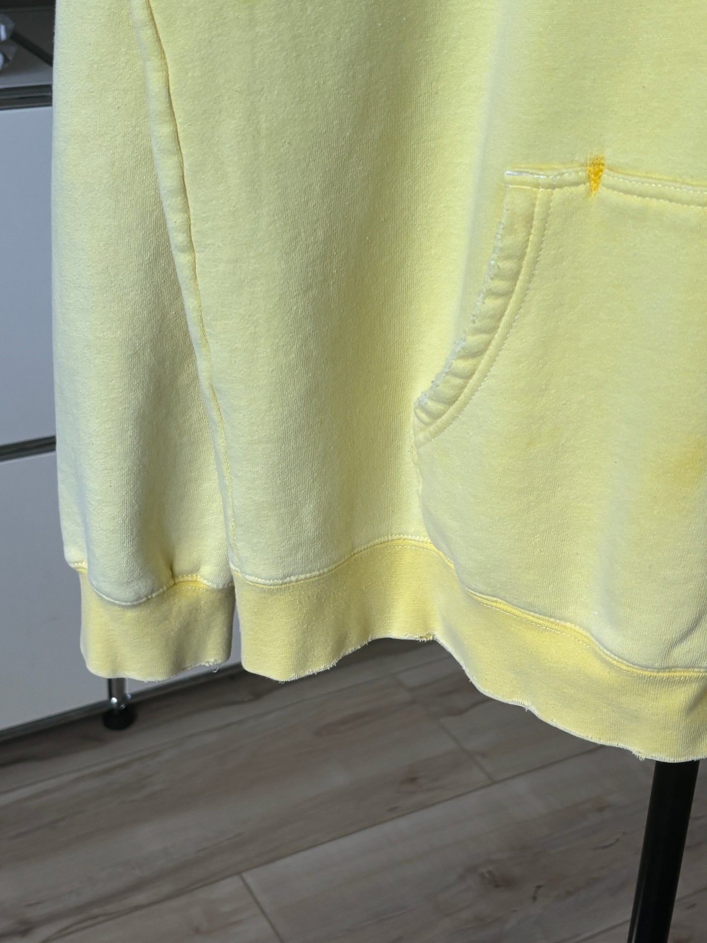 Faded Logo Yellow Hoodie