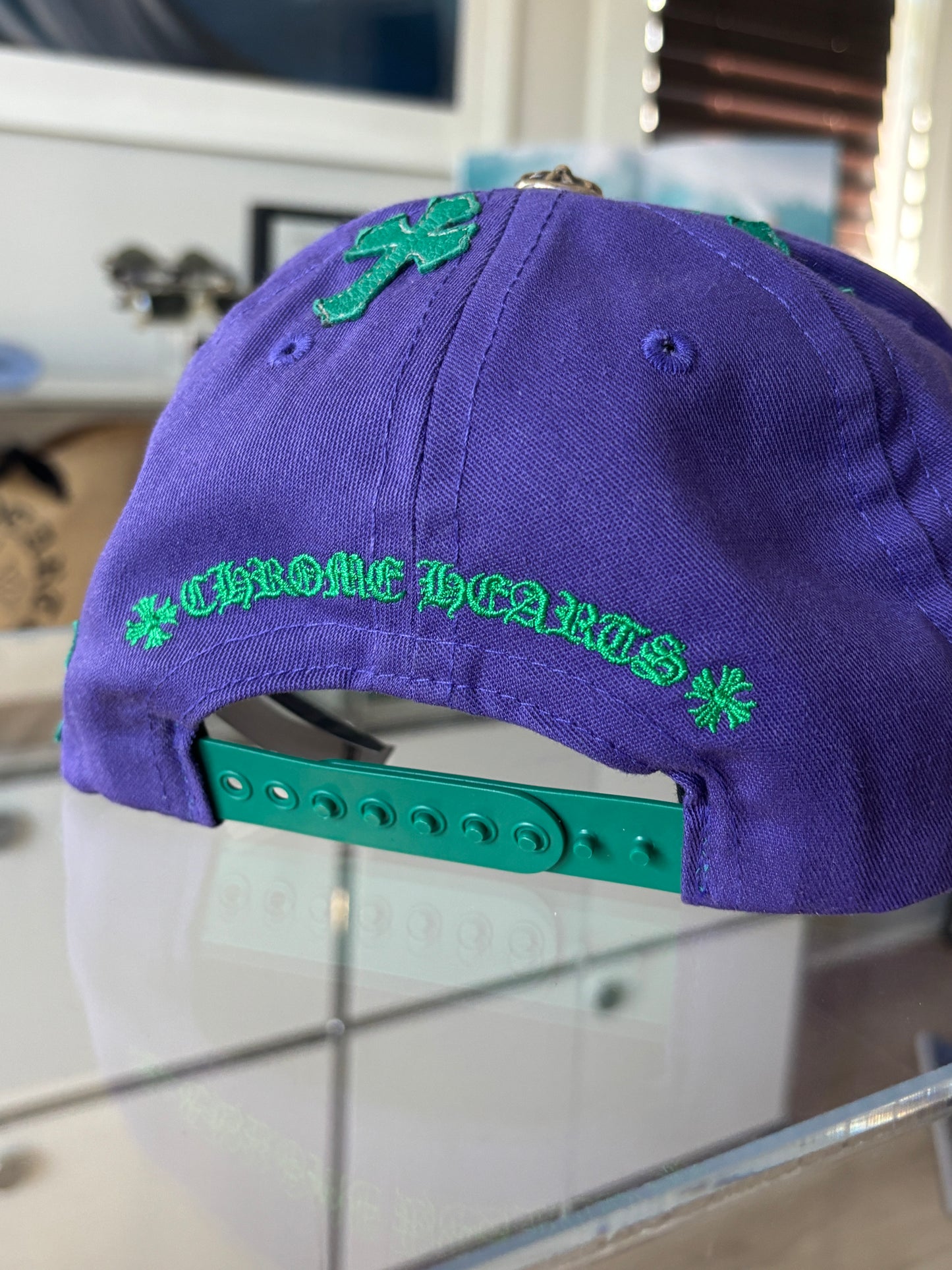 Leather Patch Cross Hat