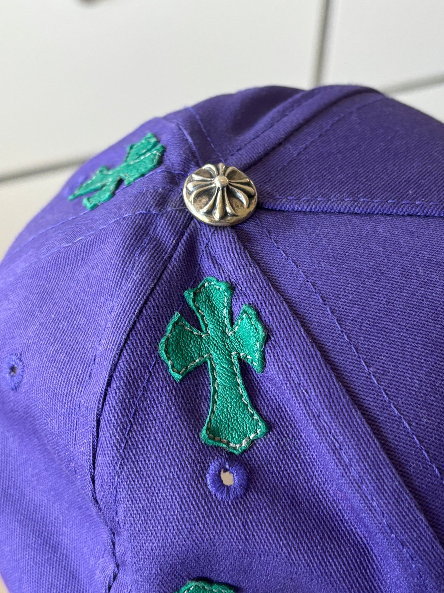 Leather Patch Cross Hat