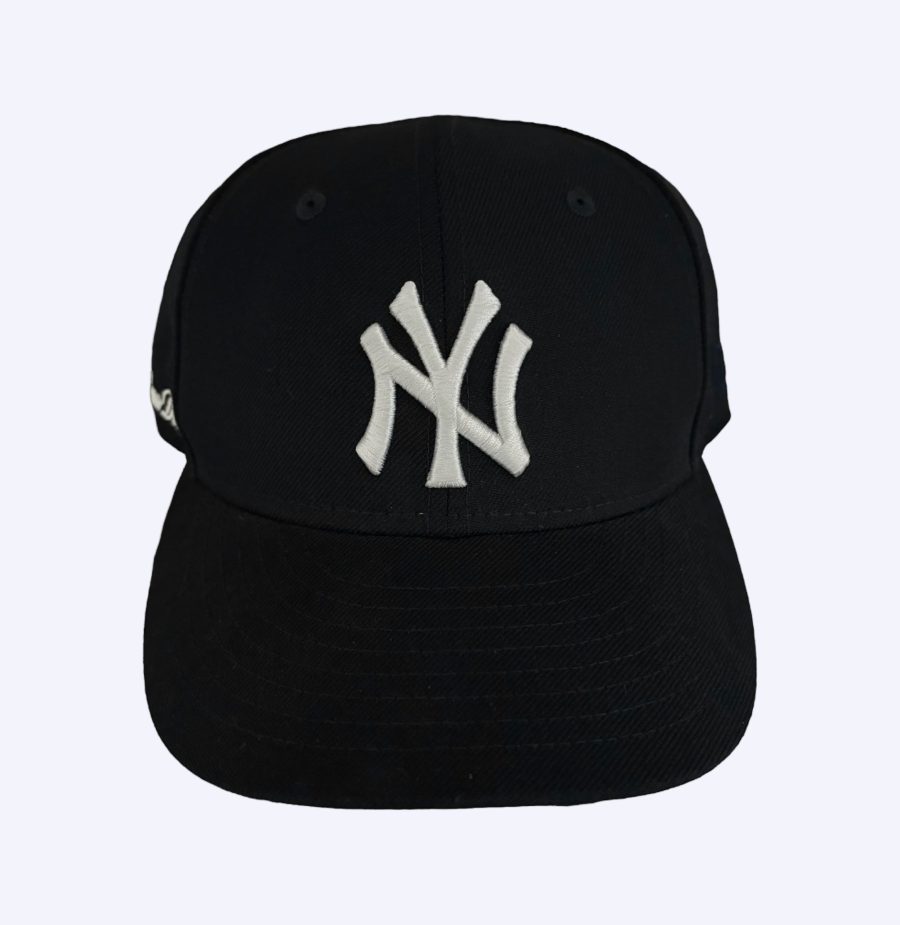 Black NY Yankee's Fitted Baseball Cap by Aime Leon Dore