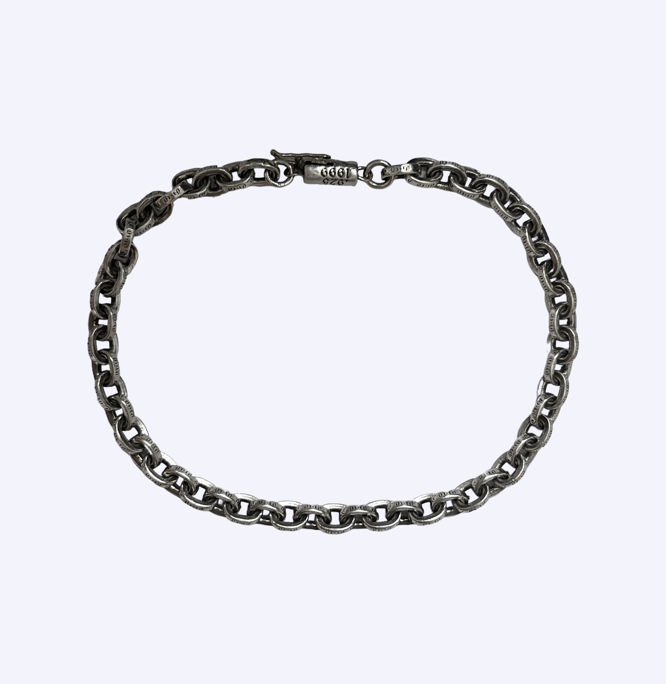 Chrome Hearts XL size 8.25" Paper chain bracelet
