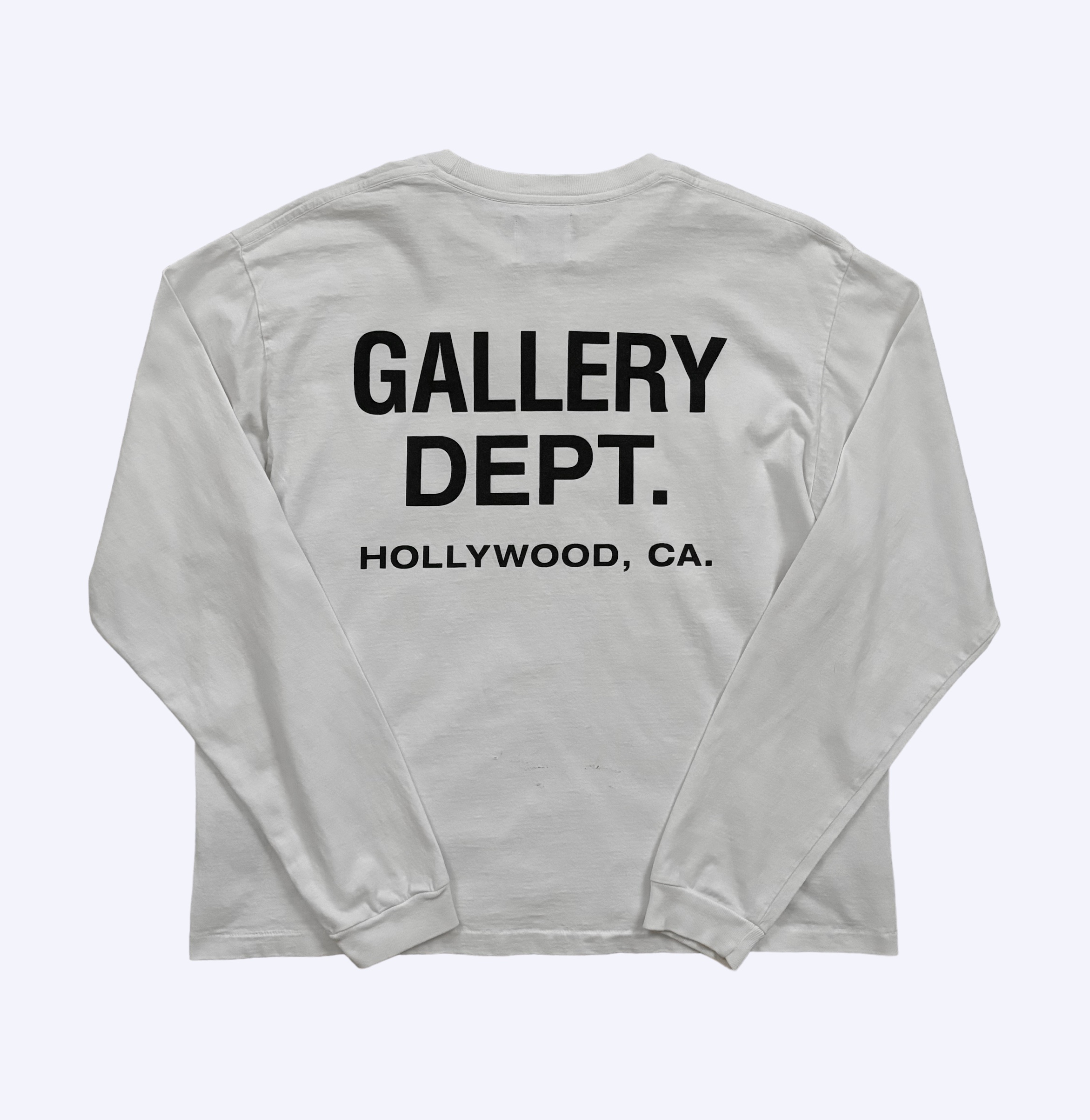Back of Gallery Dept. "Hollywood" Long sleeve tee.