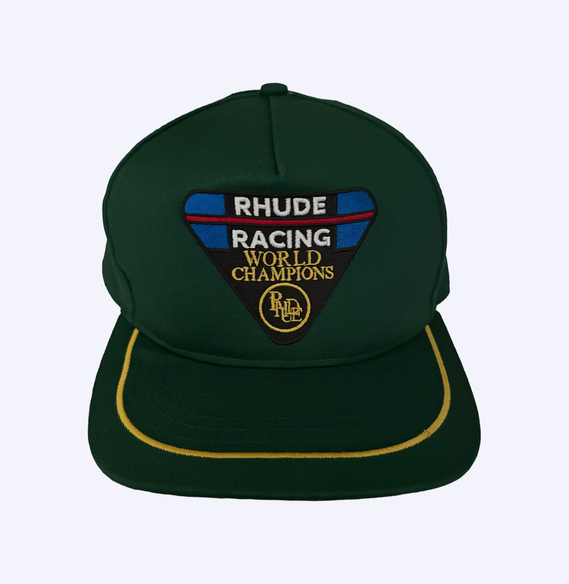 Rhude Green World Racing Champs Hat