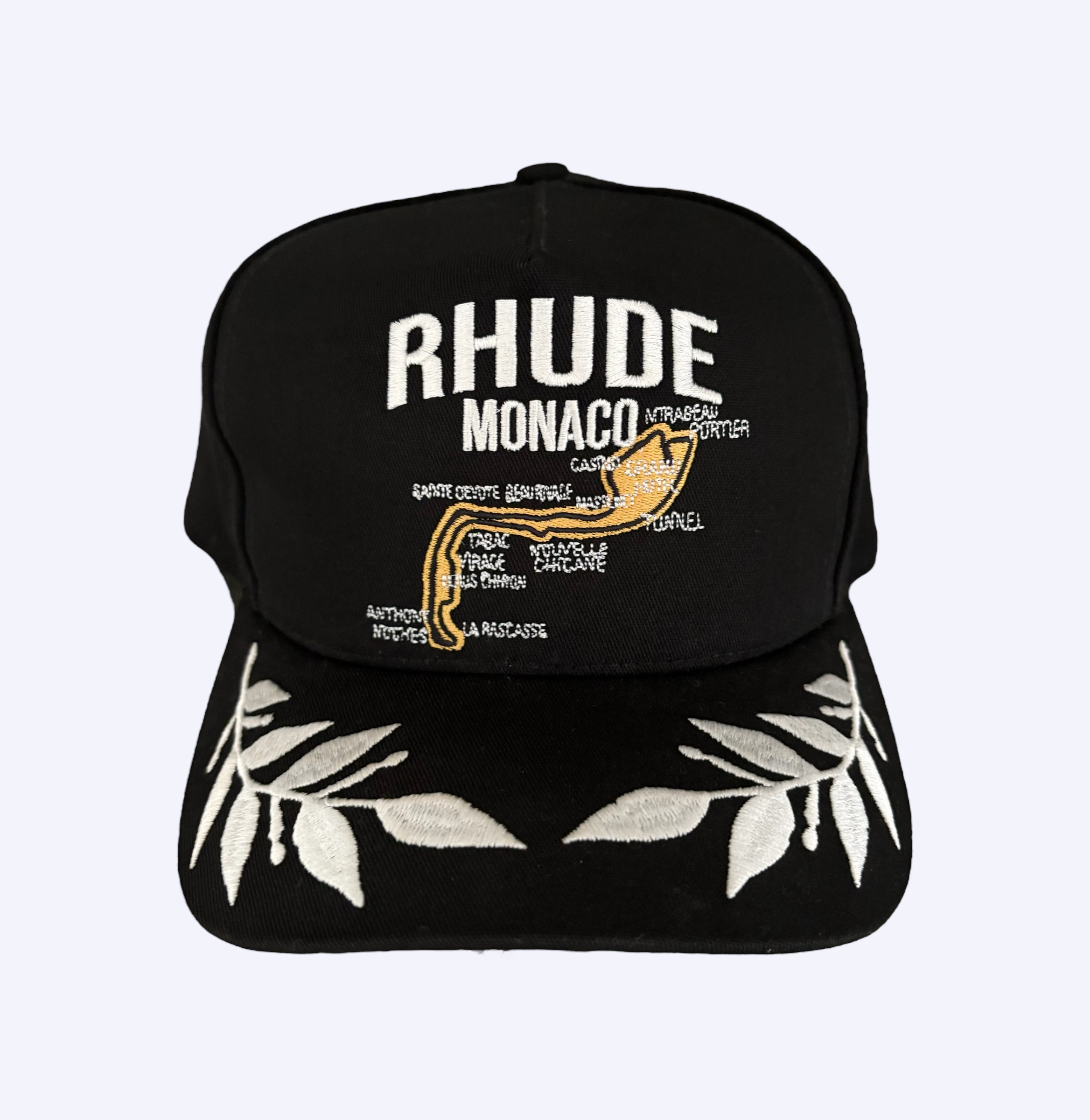 Black Rhude Monaco F1 Racing Snapback Hat